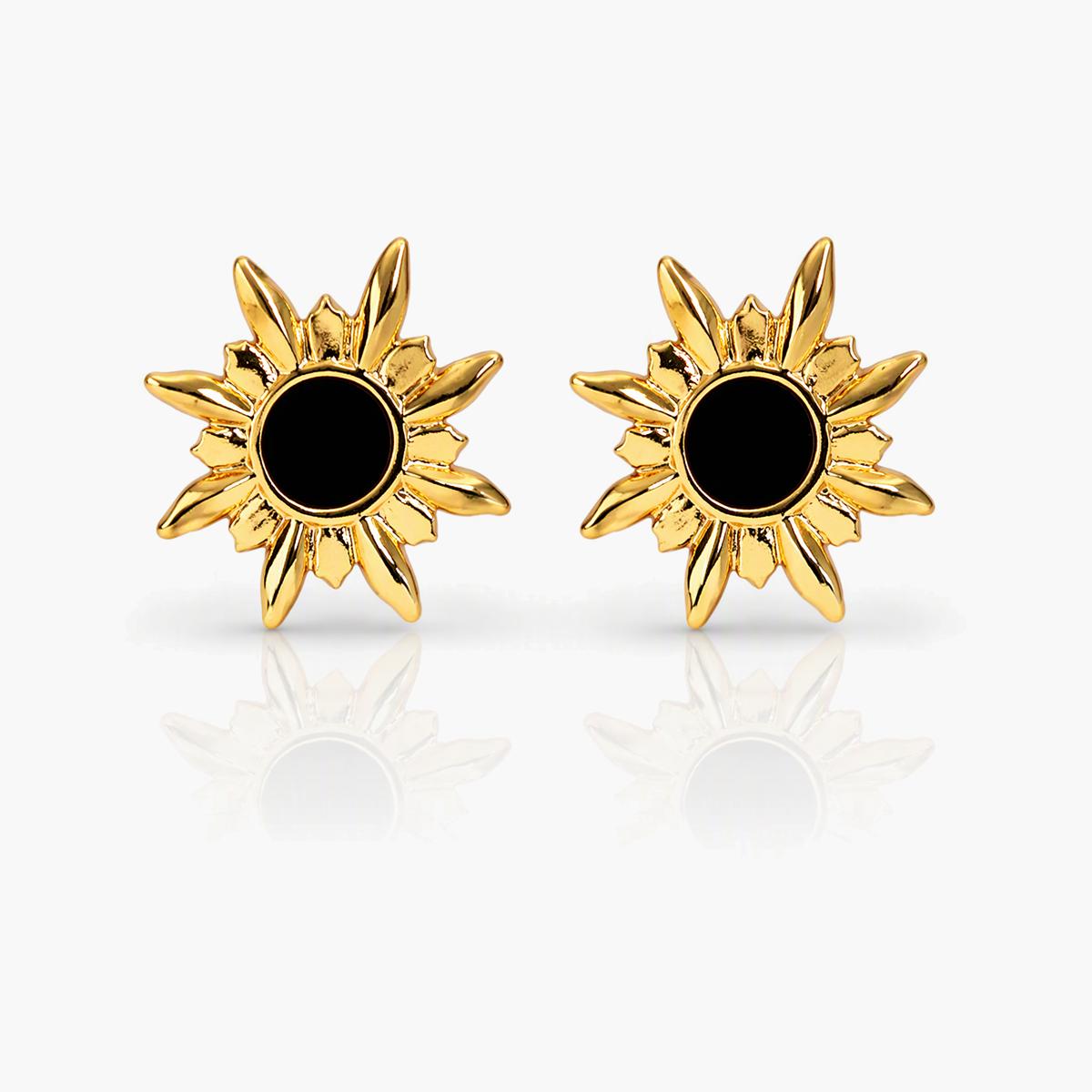Trendy Sun Stud Earrings
