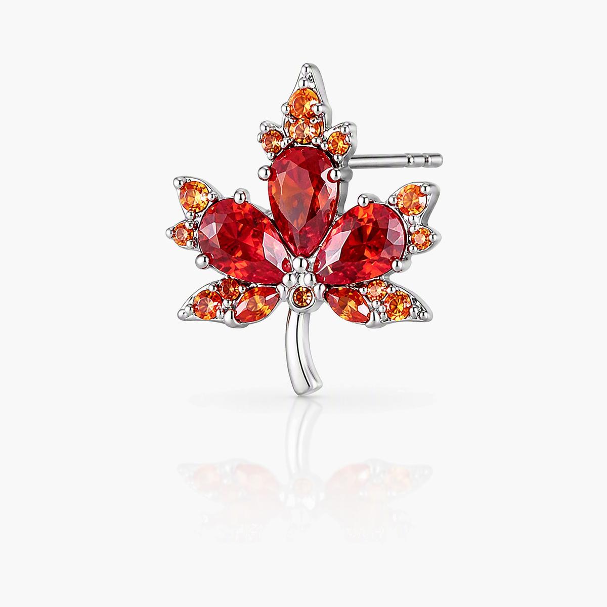 Maple Leaf Stud Earrings