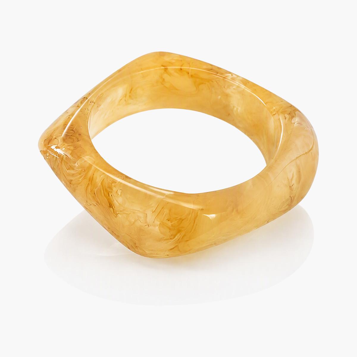 Chunky Irregular Square Bangle