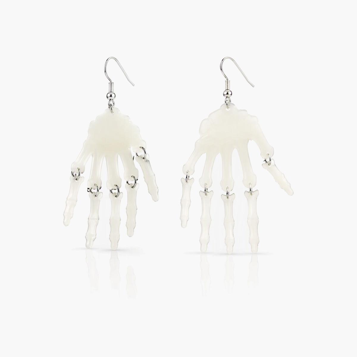 Skeleton Hand Drop Earrings