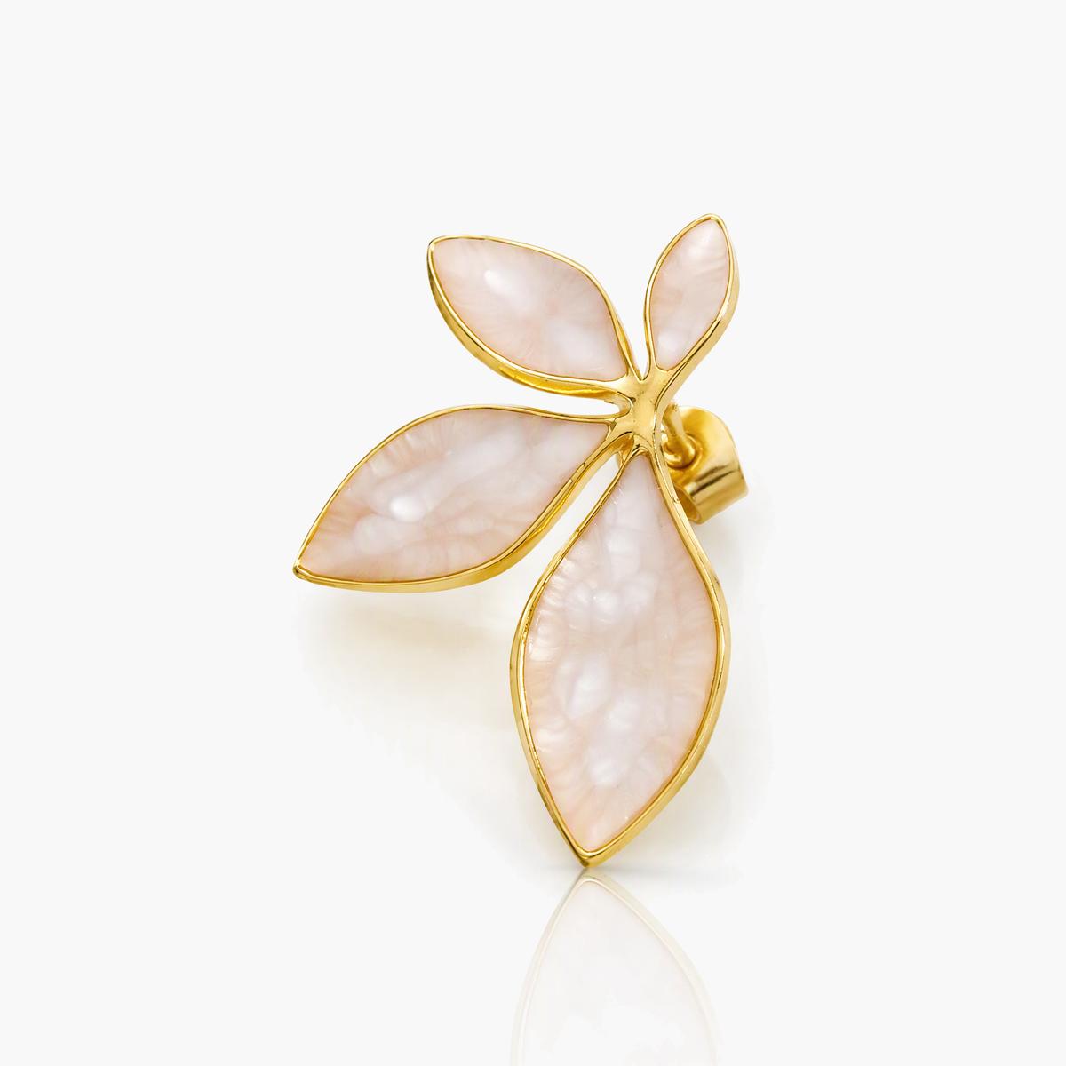 Enamel Flower Stud Earrings