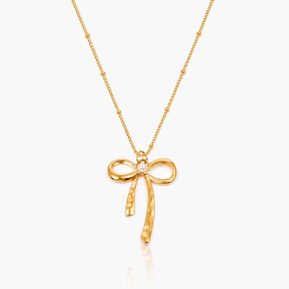 Dainty Bow Knot Necklace