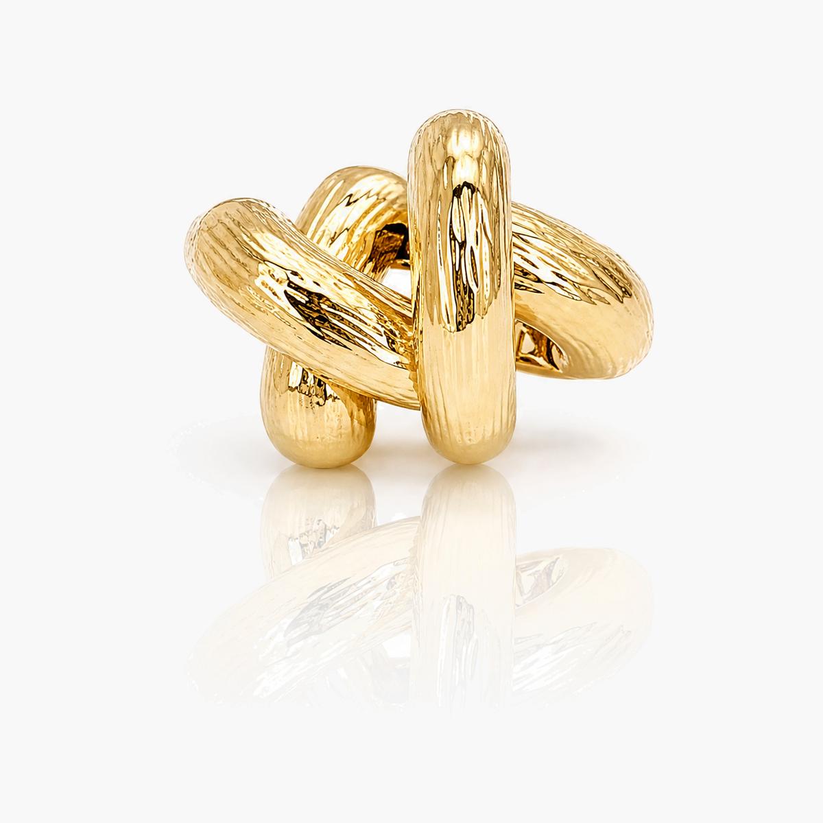 Love Knot Huggie Earrings