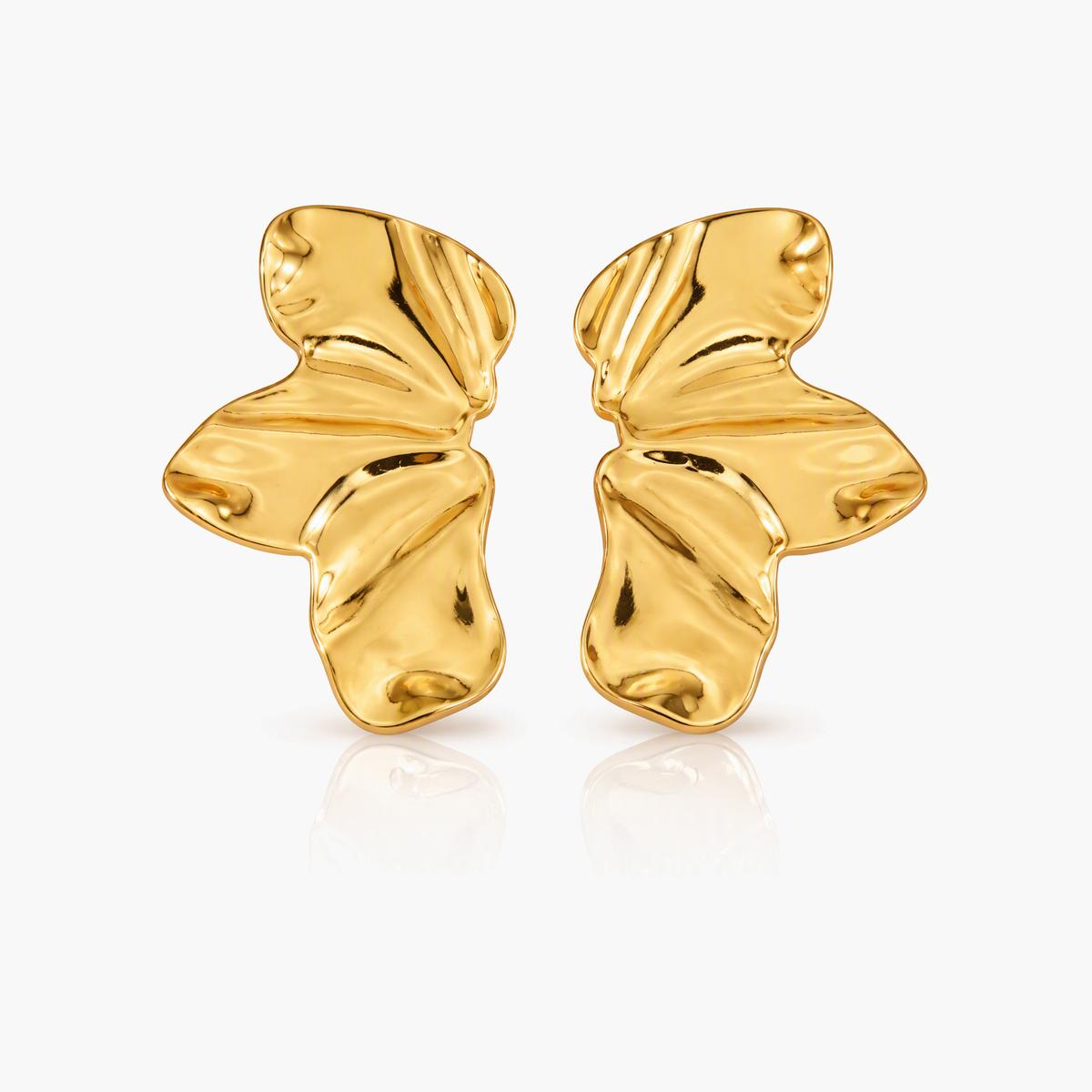 Abstract Butterfly Stud Earrings