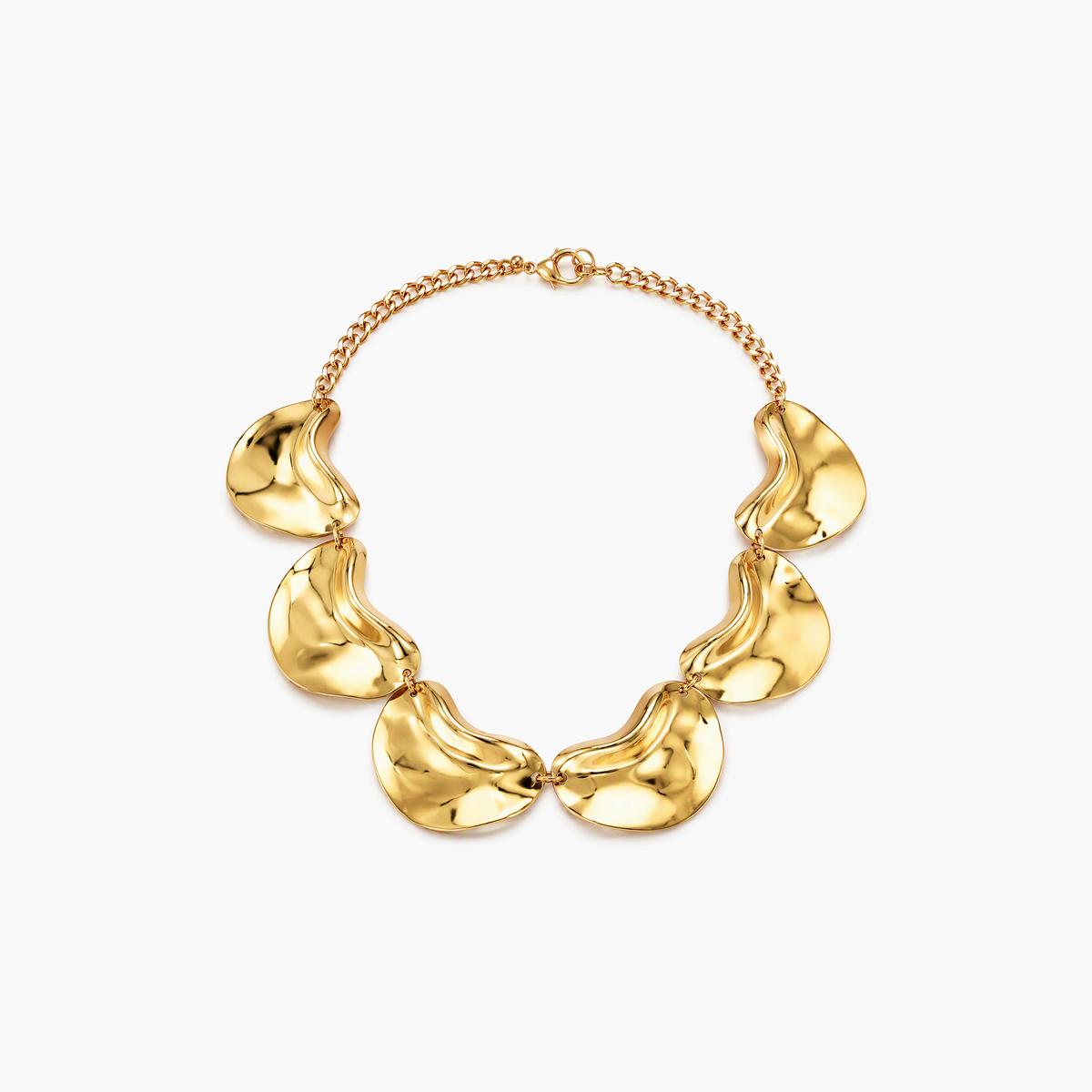Chunky Abstract Link Necklace