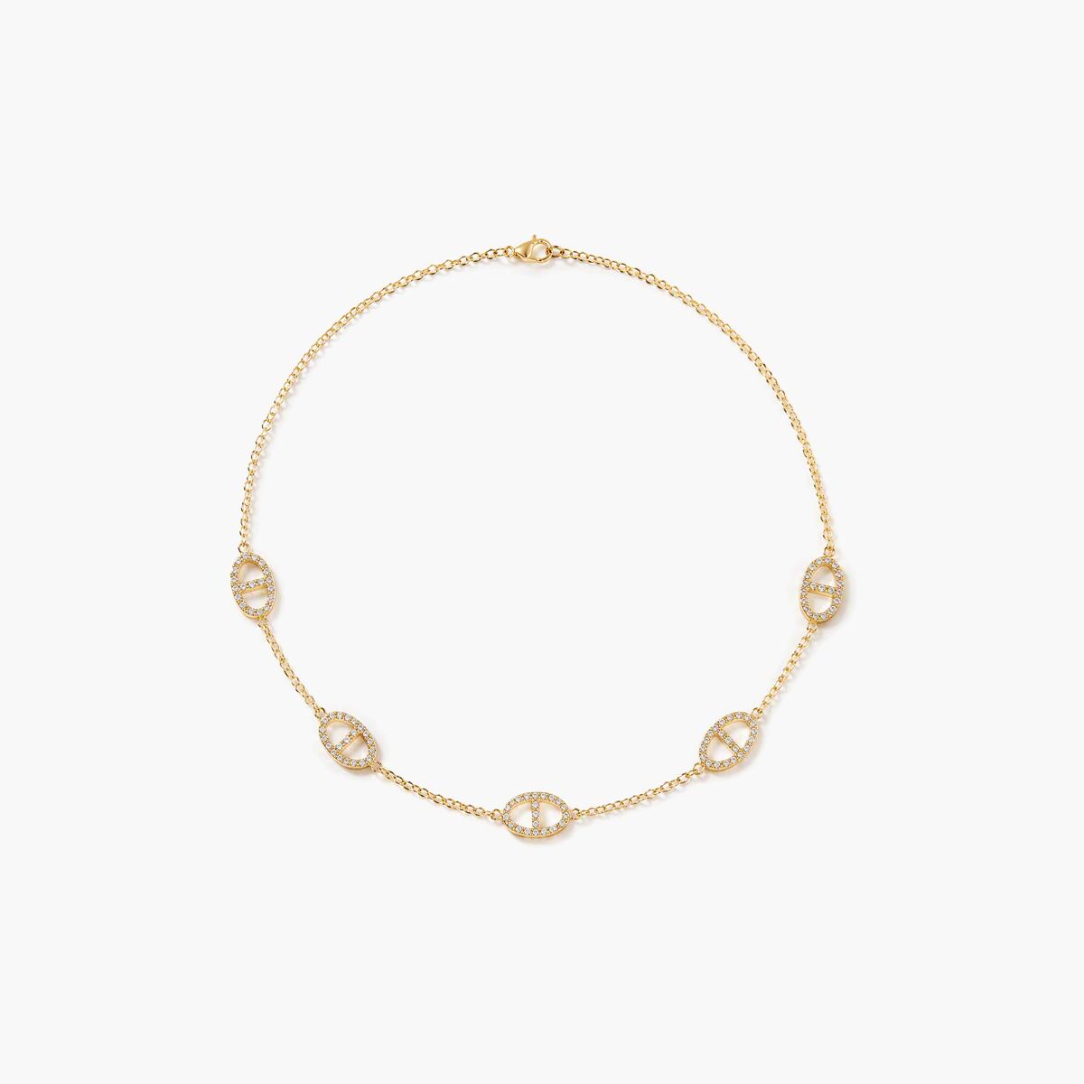 Dainty Oval Link Necklace