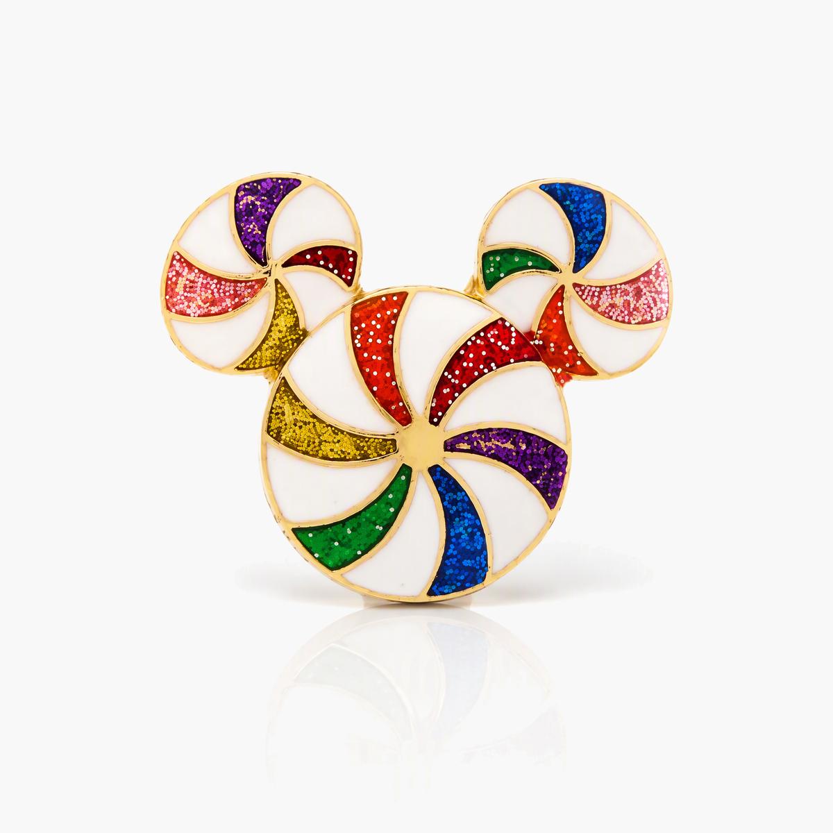 Cute Mouse Head Pinwheel Stud Earrings