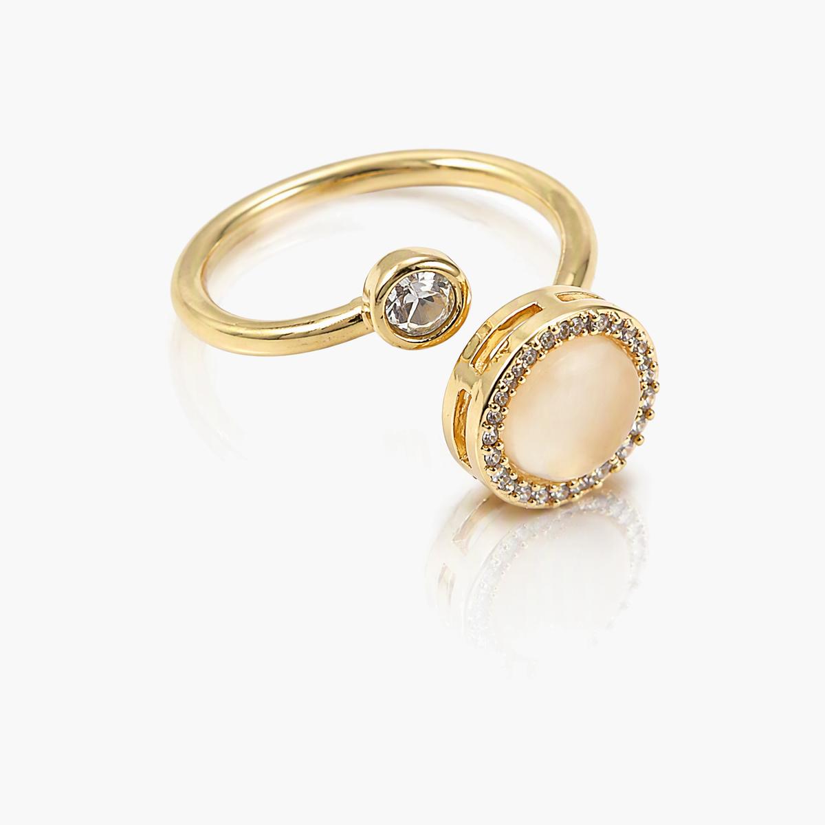 Trendy Assorted Motif Open Ring