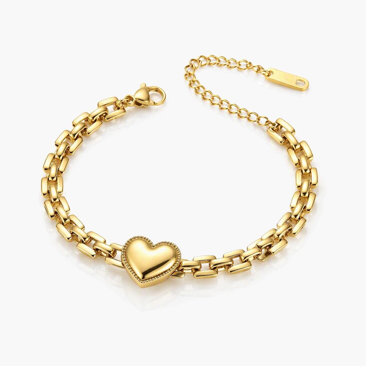 Heart Charm Bracelet