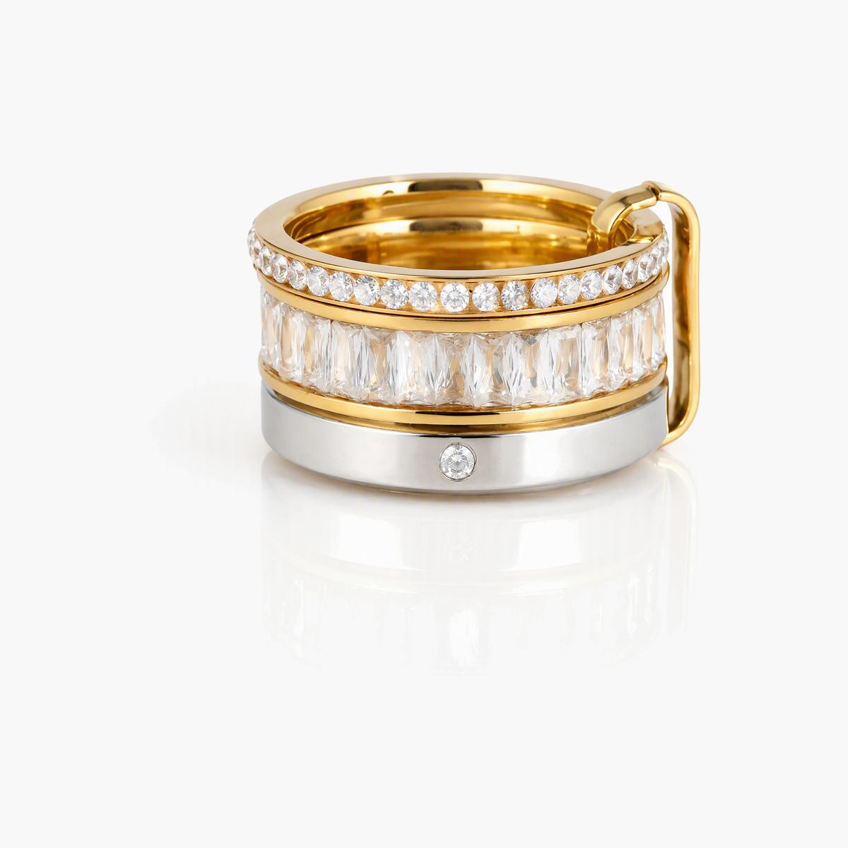 Trendy Bar-Rectangle Ring