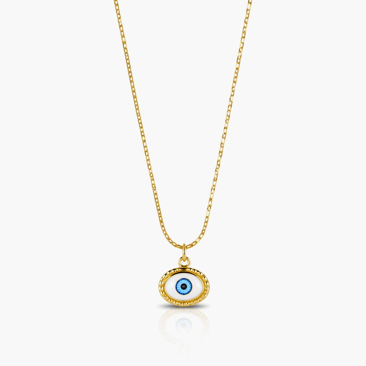 Dainty Evil Eye Pendant Necklace