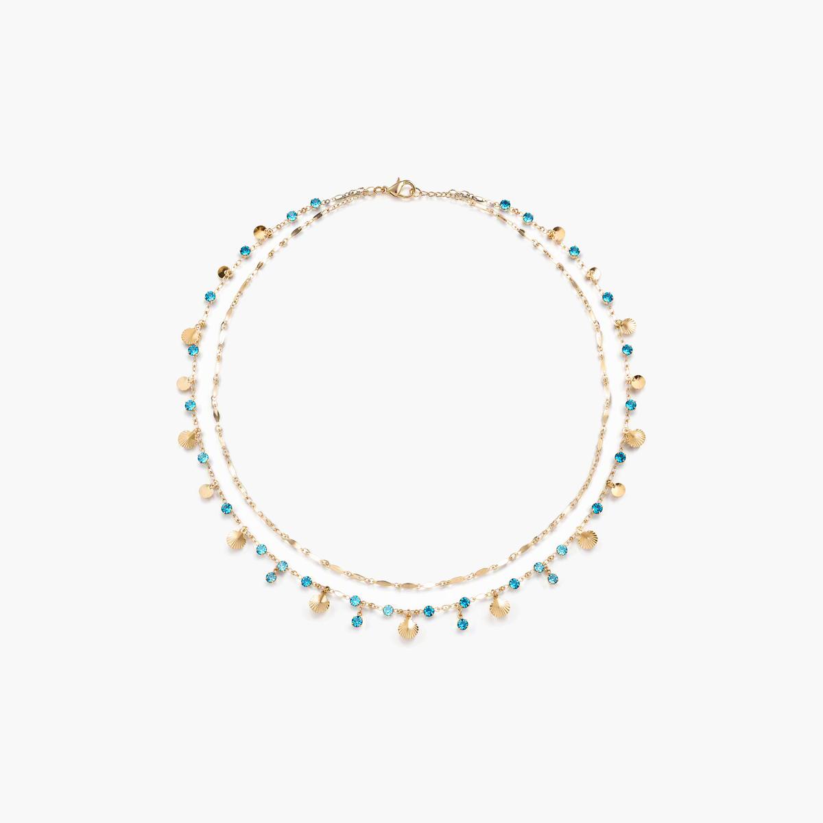 Dainty Double-Layer Shell Necklace