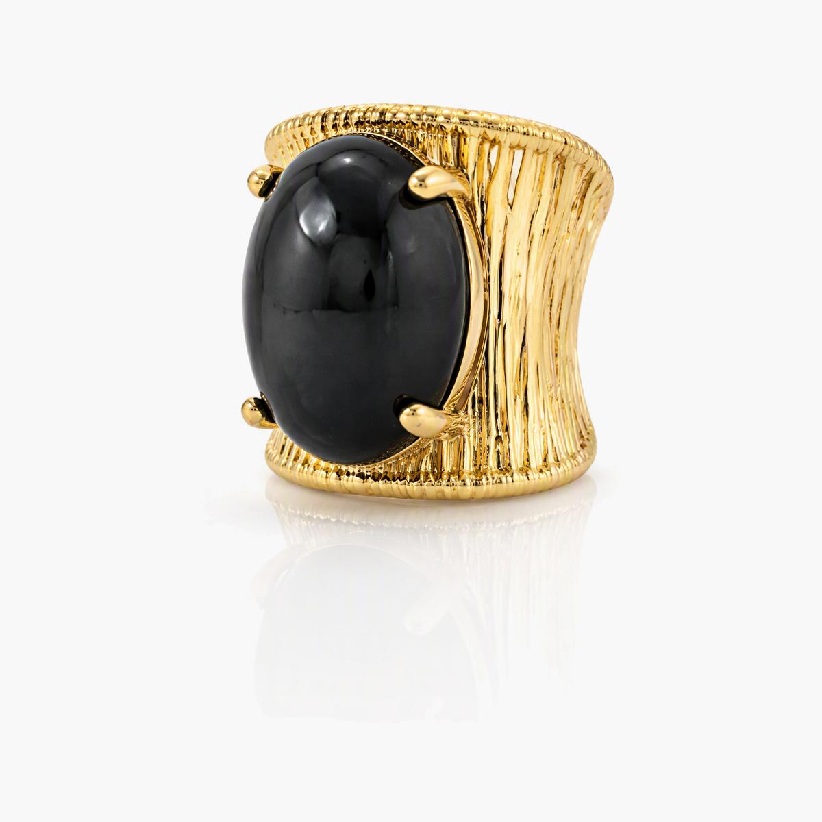 Chunky Ribbed Band Ring