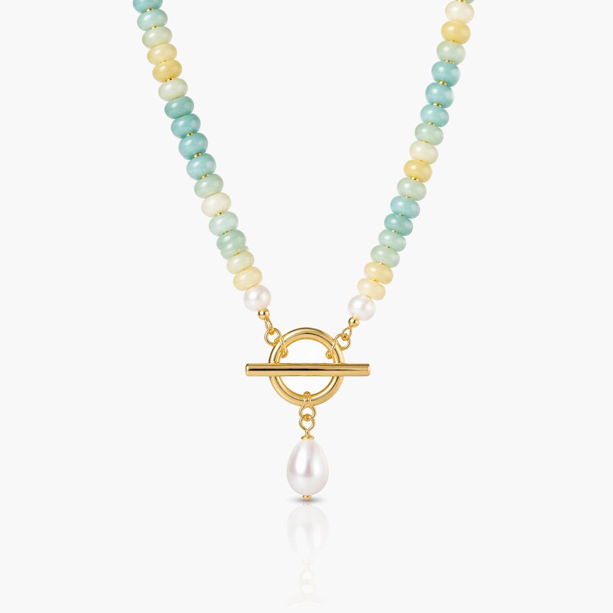 Boho Teardrop Pearl Necklace