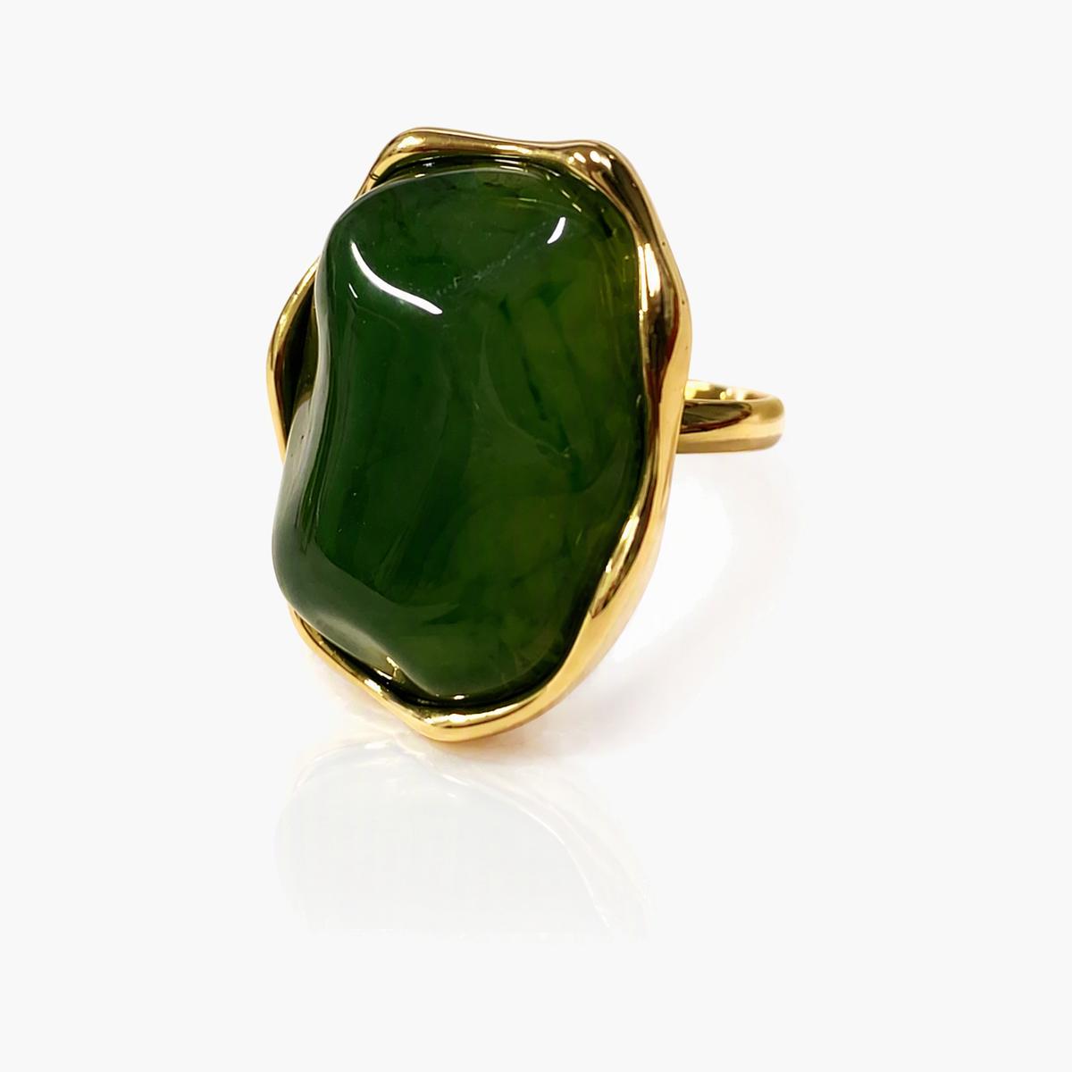 Vintage Square Stone Ring