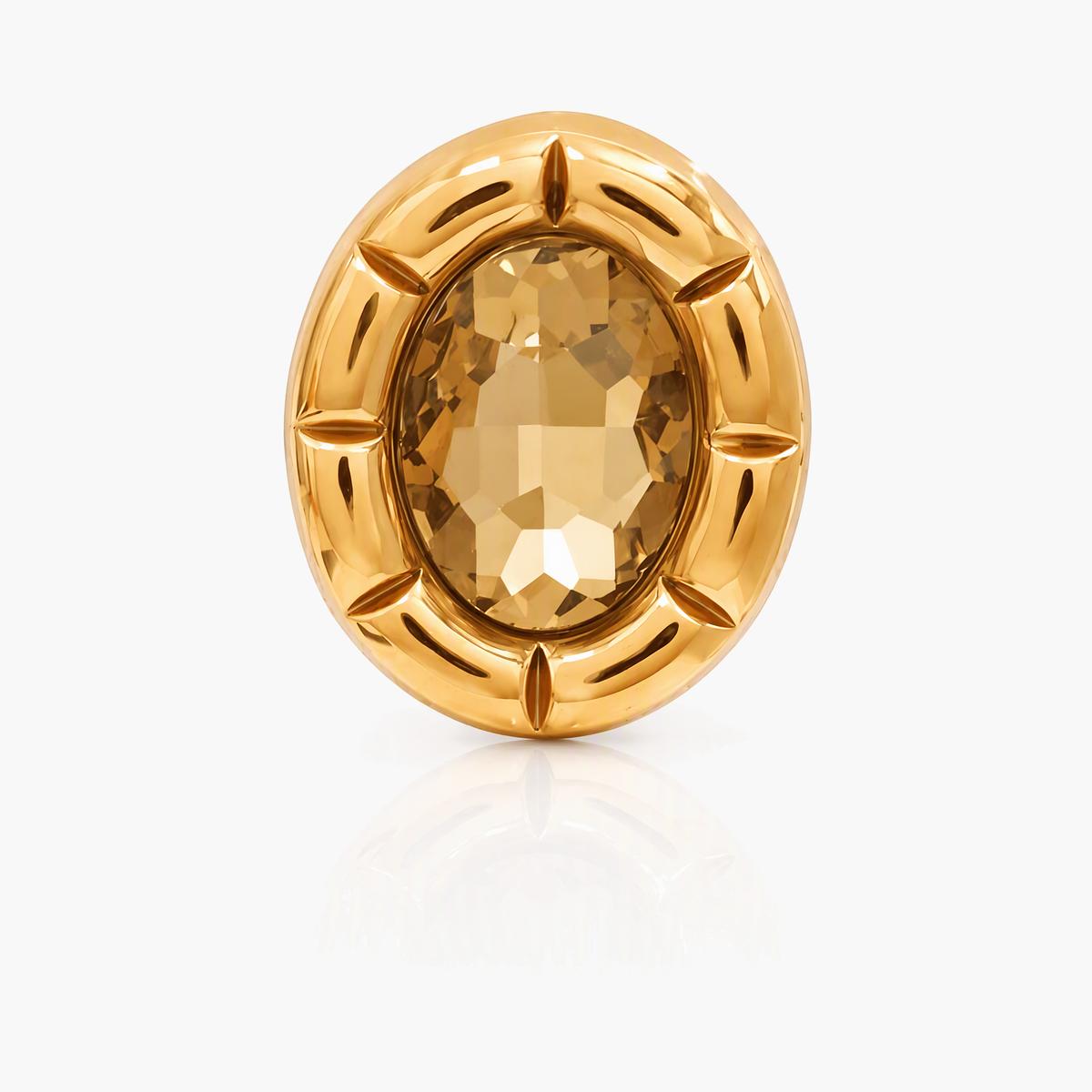 Vintage Oval Stud Earrings