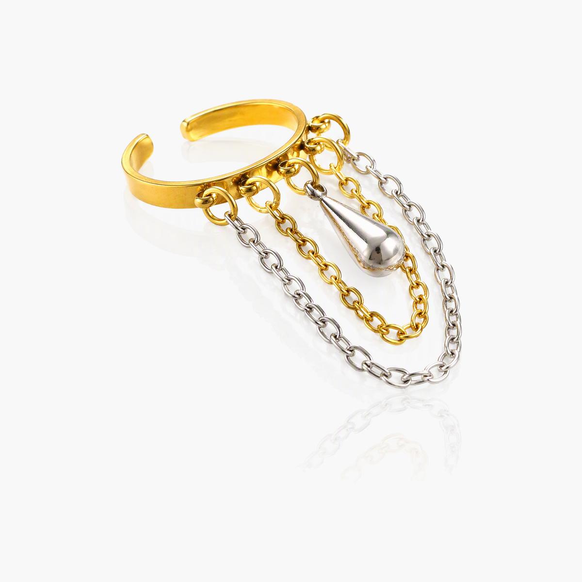 Vintage Heart Charm Ring