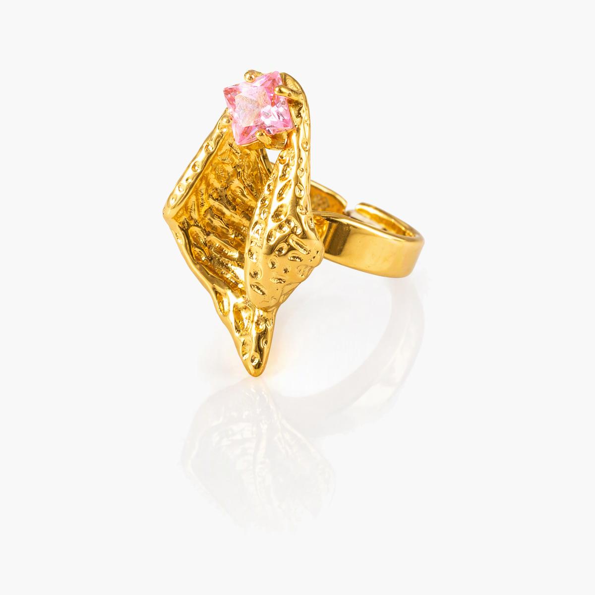 Boho Feather Wing Ring