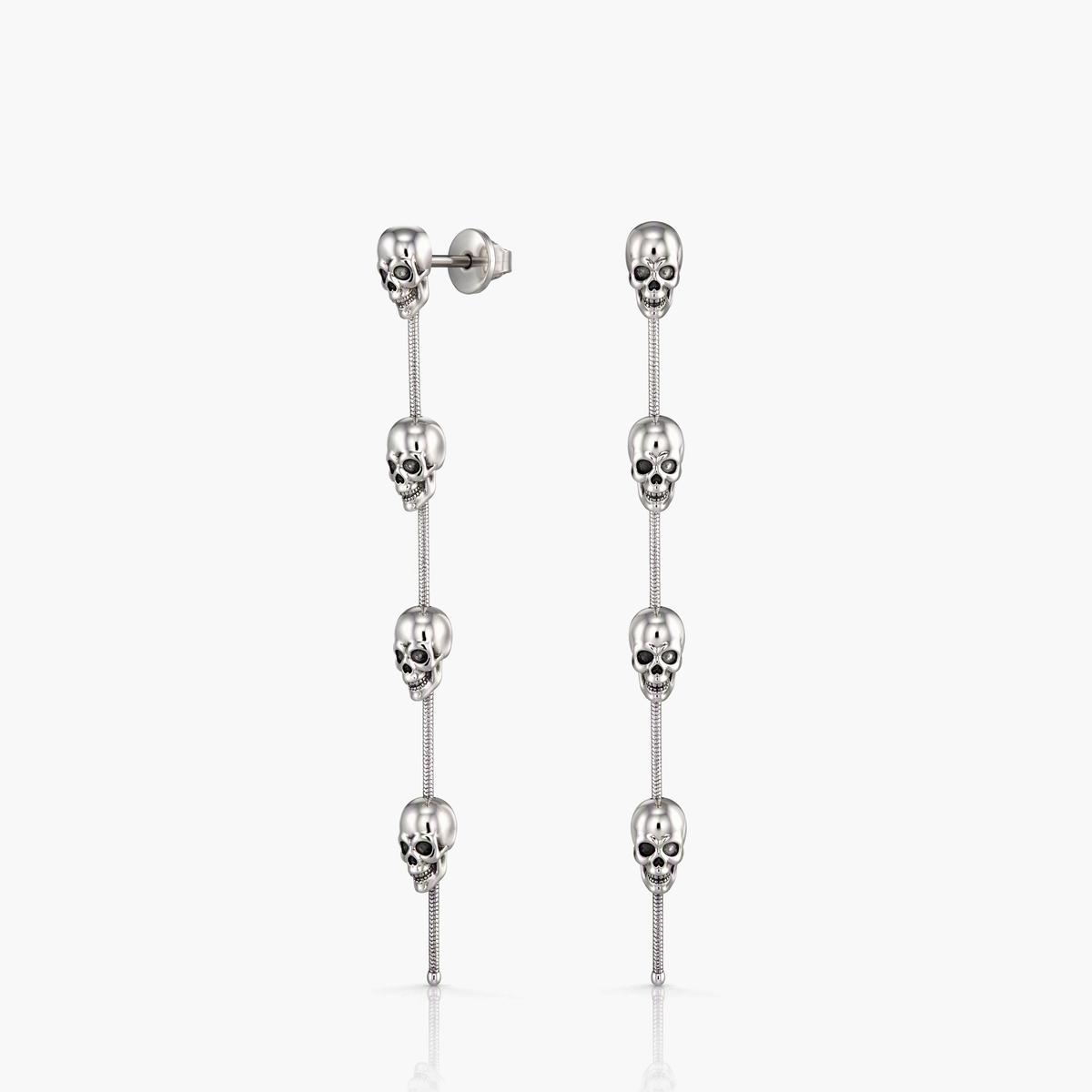 Cute Skull Drop Earrings