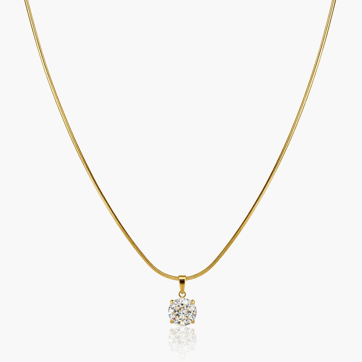 Dainty Multi-Shape Pendant Necklace