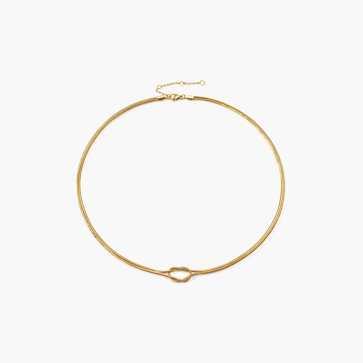 Minimalist Love Knot Necklace