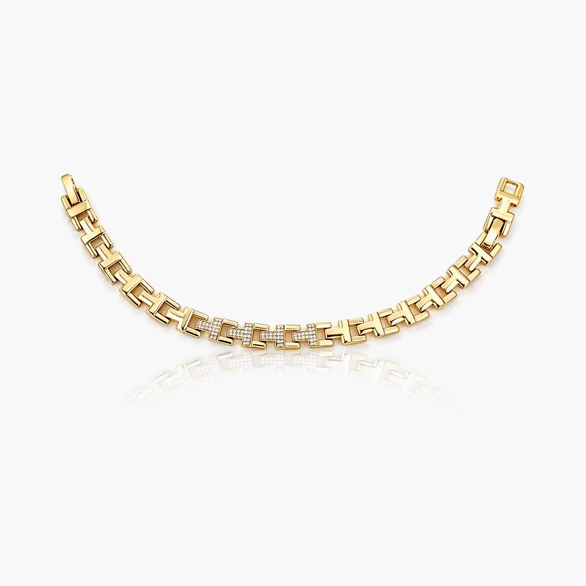Geometric Link Bracelet