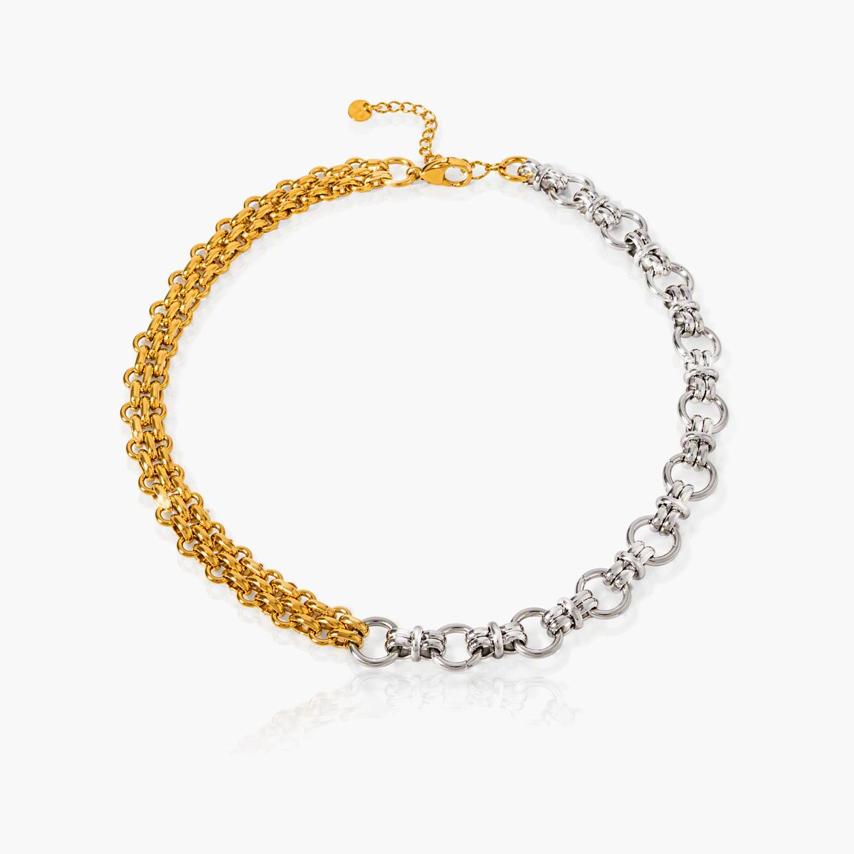 Trendy Double Layer Chain Necklace