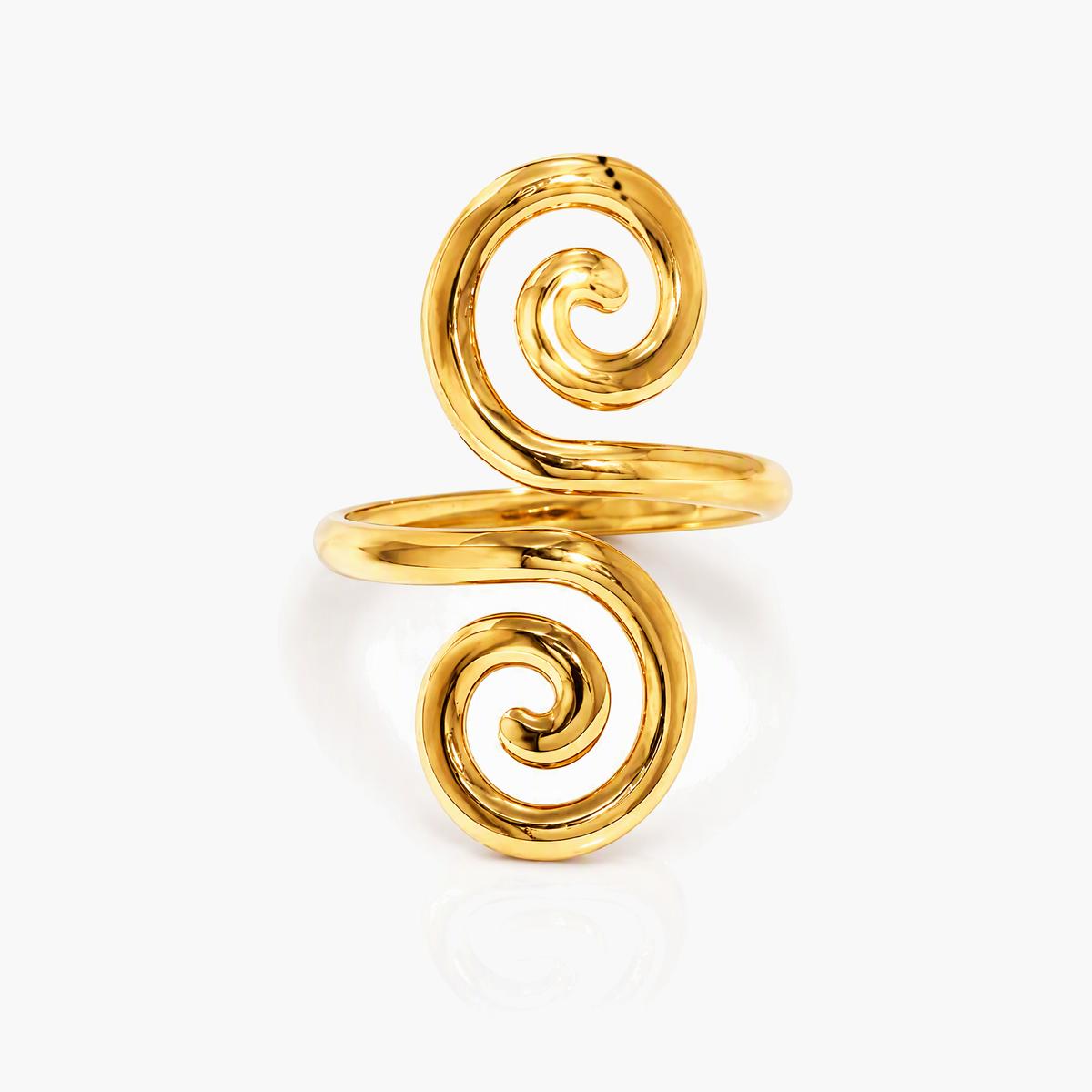 Trendy Spiral Open Ring