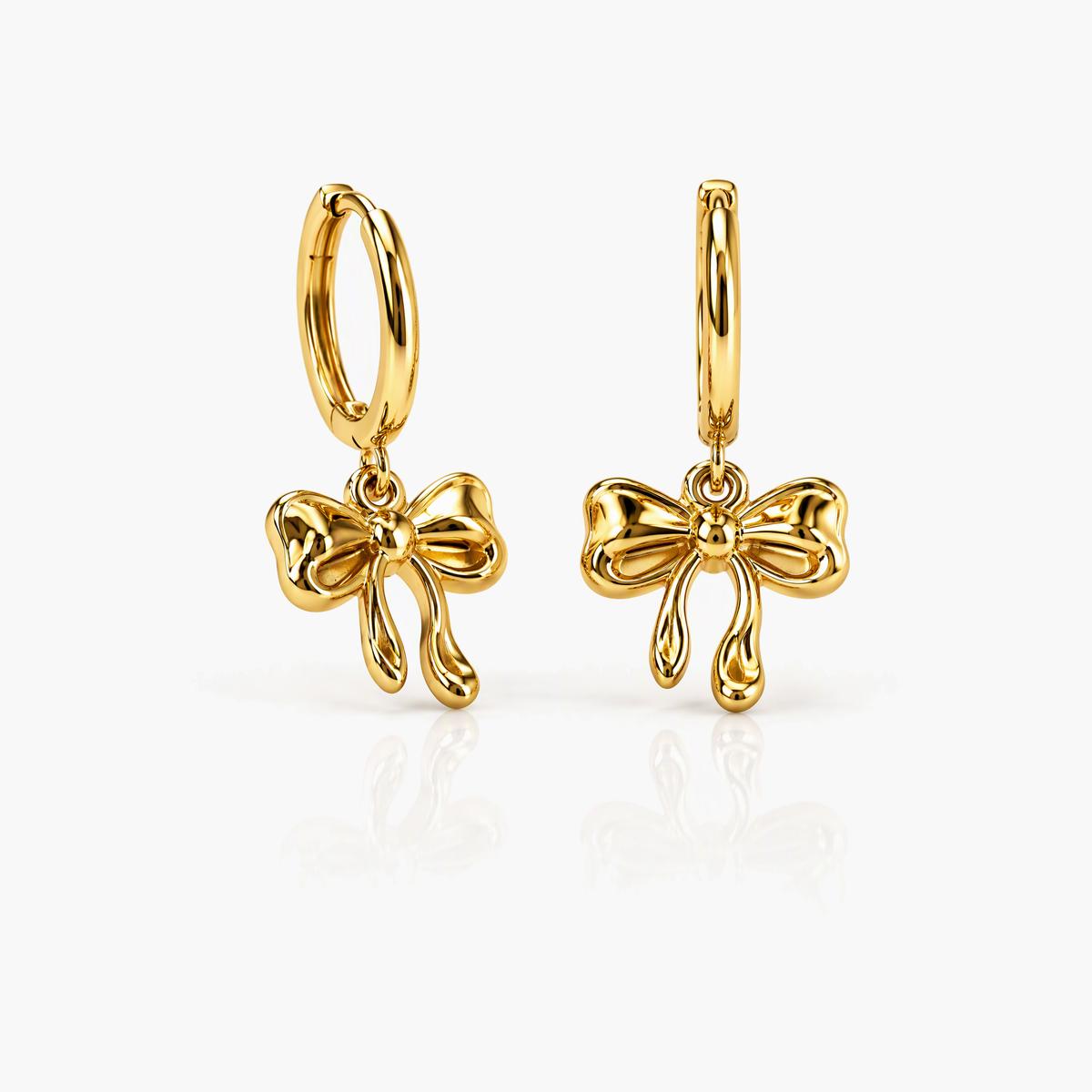 Cute Bow Knot Drop Earrings