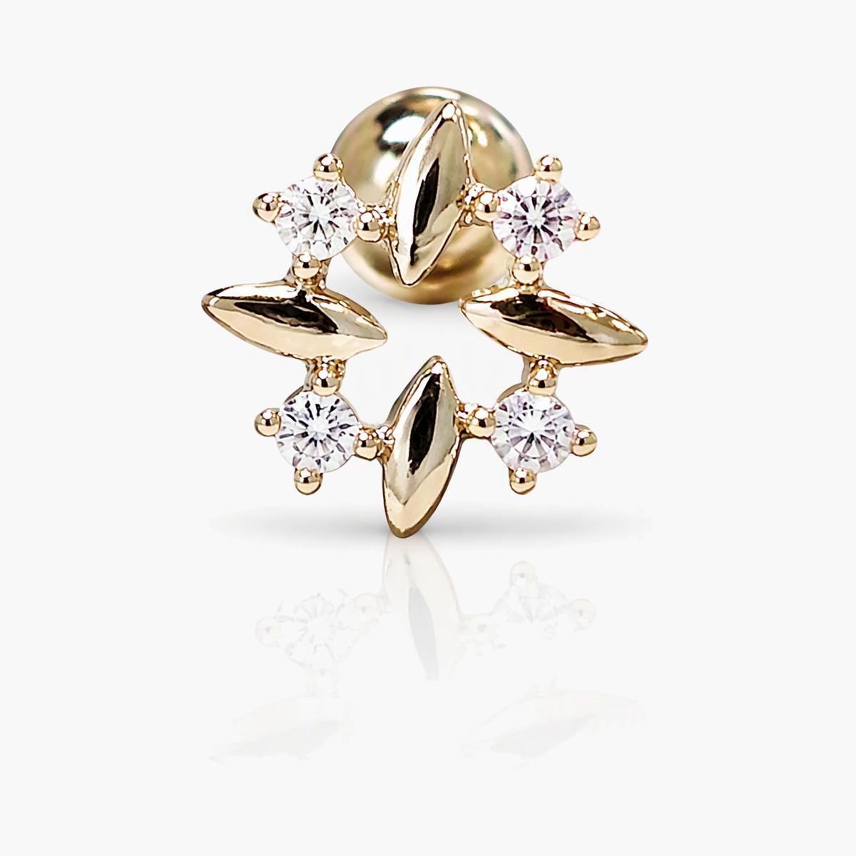 Dainty Star Cluster Stud Earrings