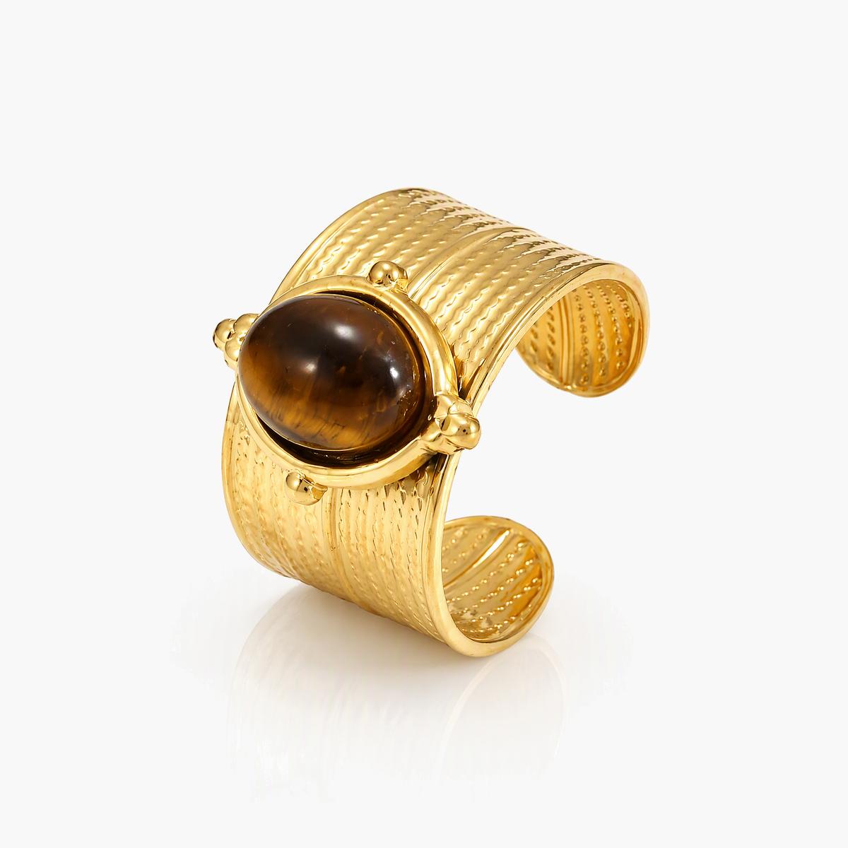 Boho Sun & Stone Ring