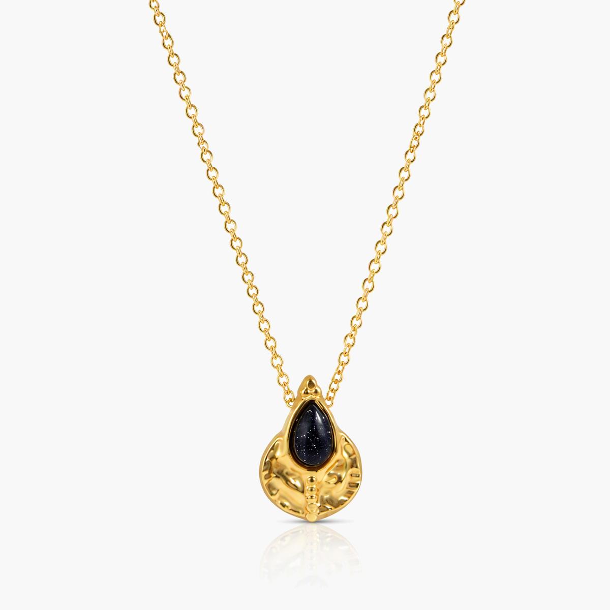 Leaf Branch Pendant Necklace