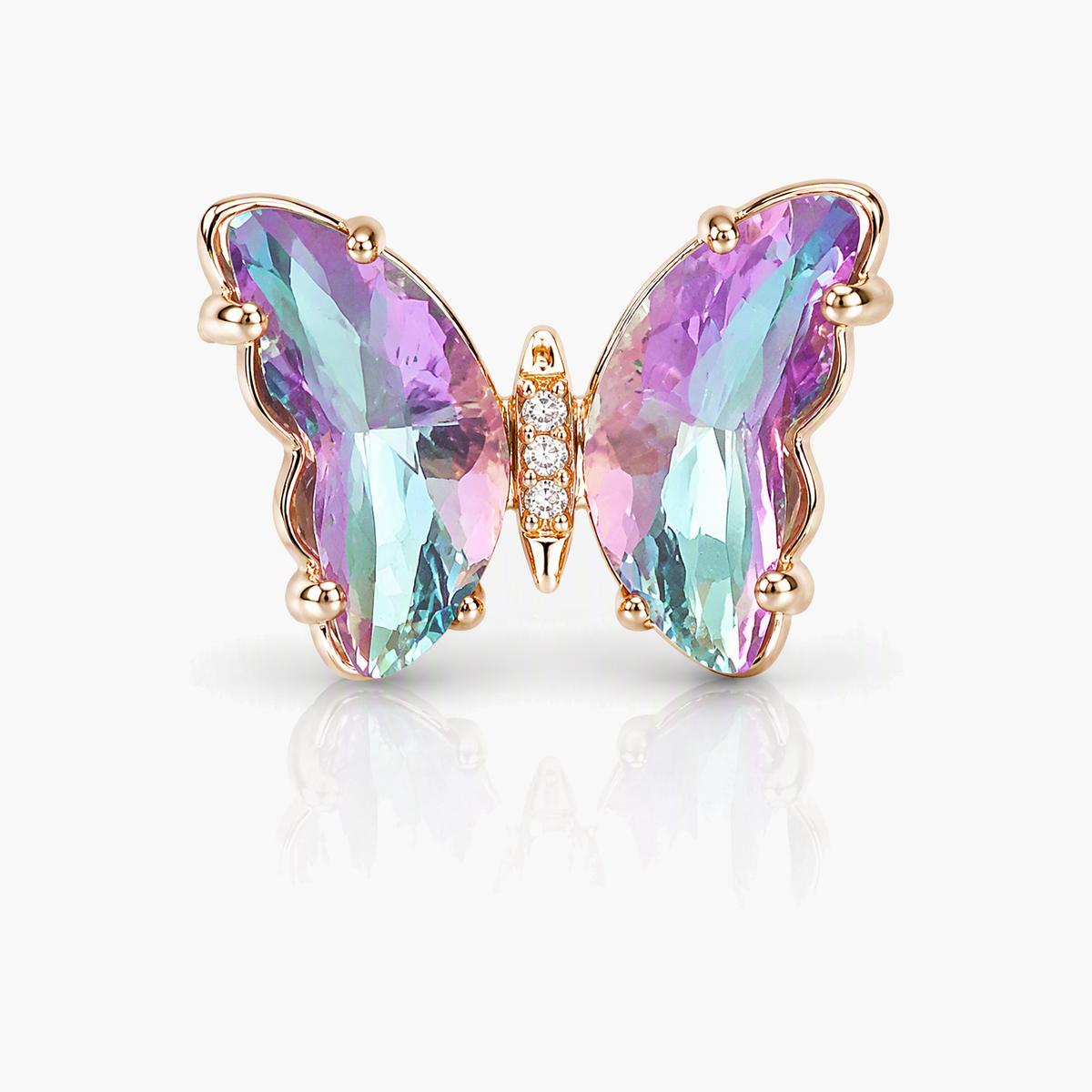 Dainty Butterfly Stud Earrings