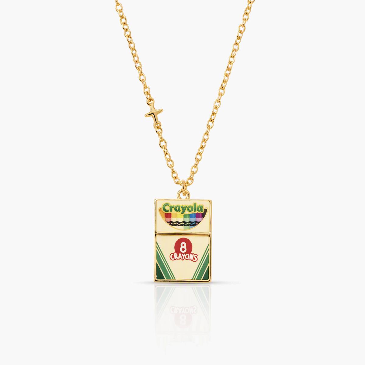 Cute Crayon Box Pendant Necklace