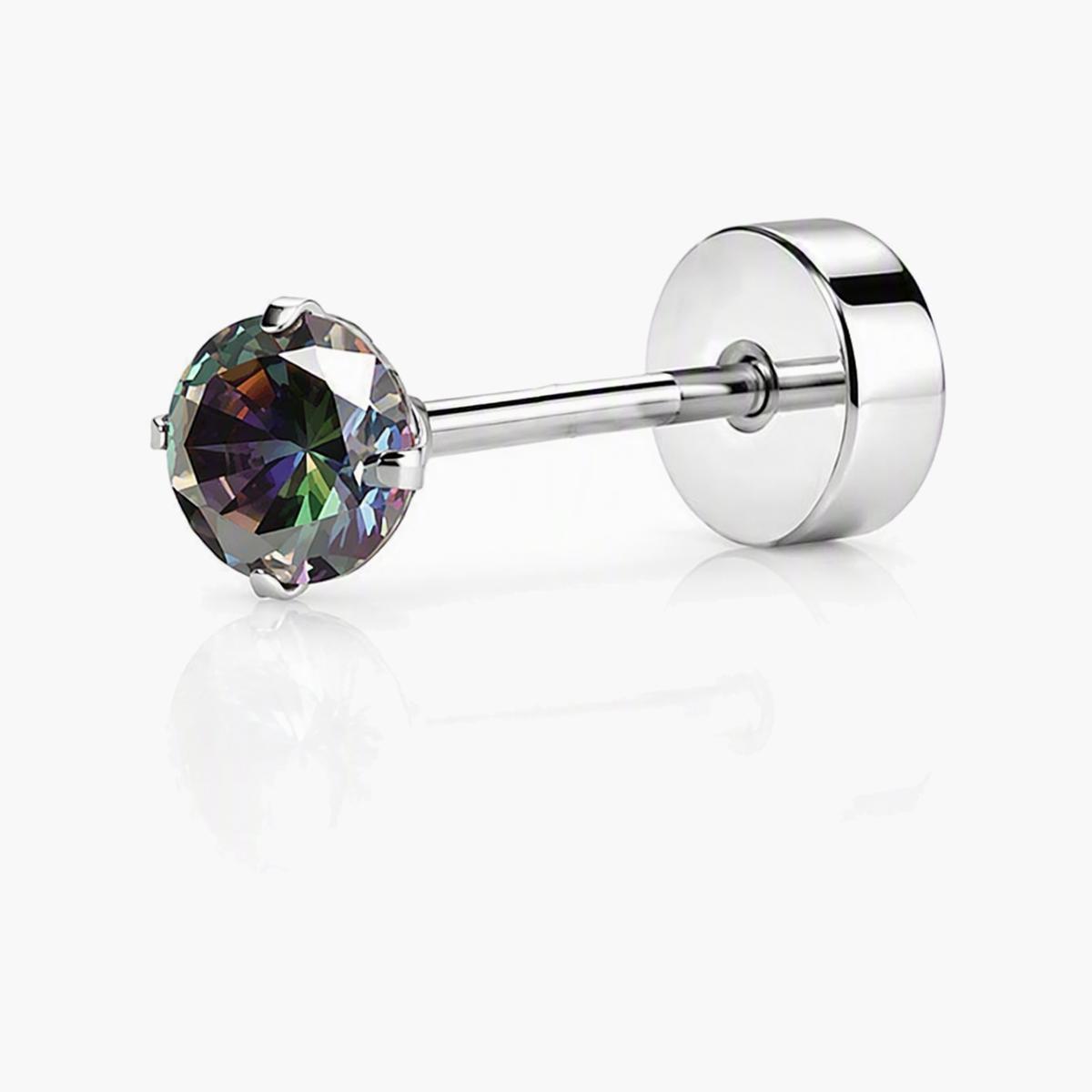 Dainty Round Stud Earrings
