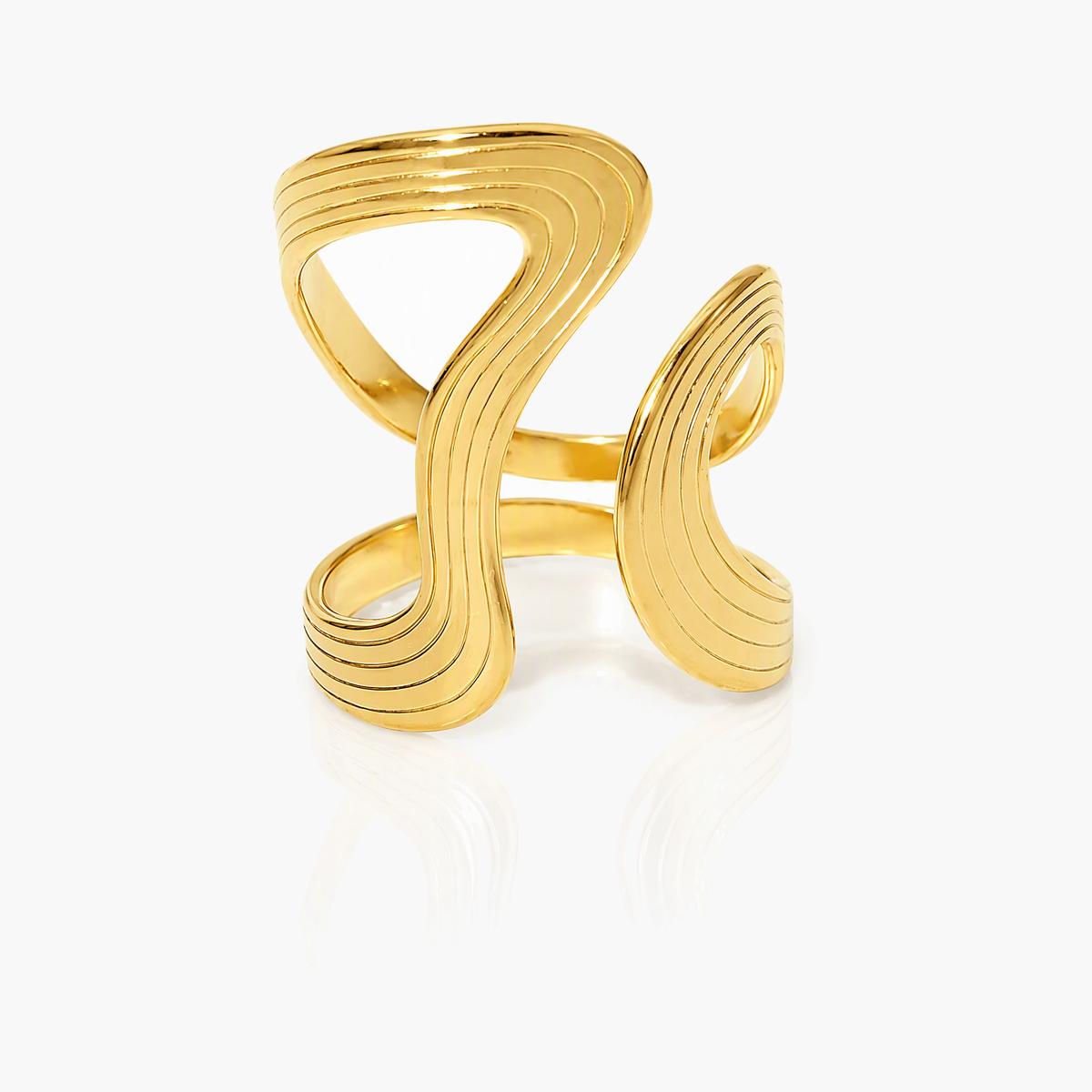 Wavy Open Ring