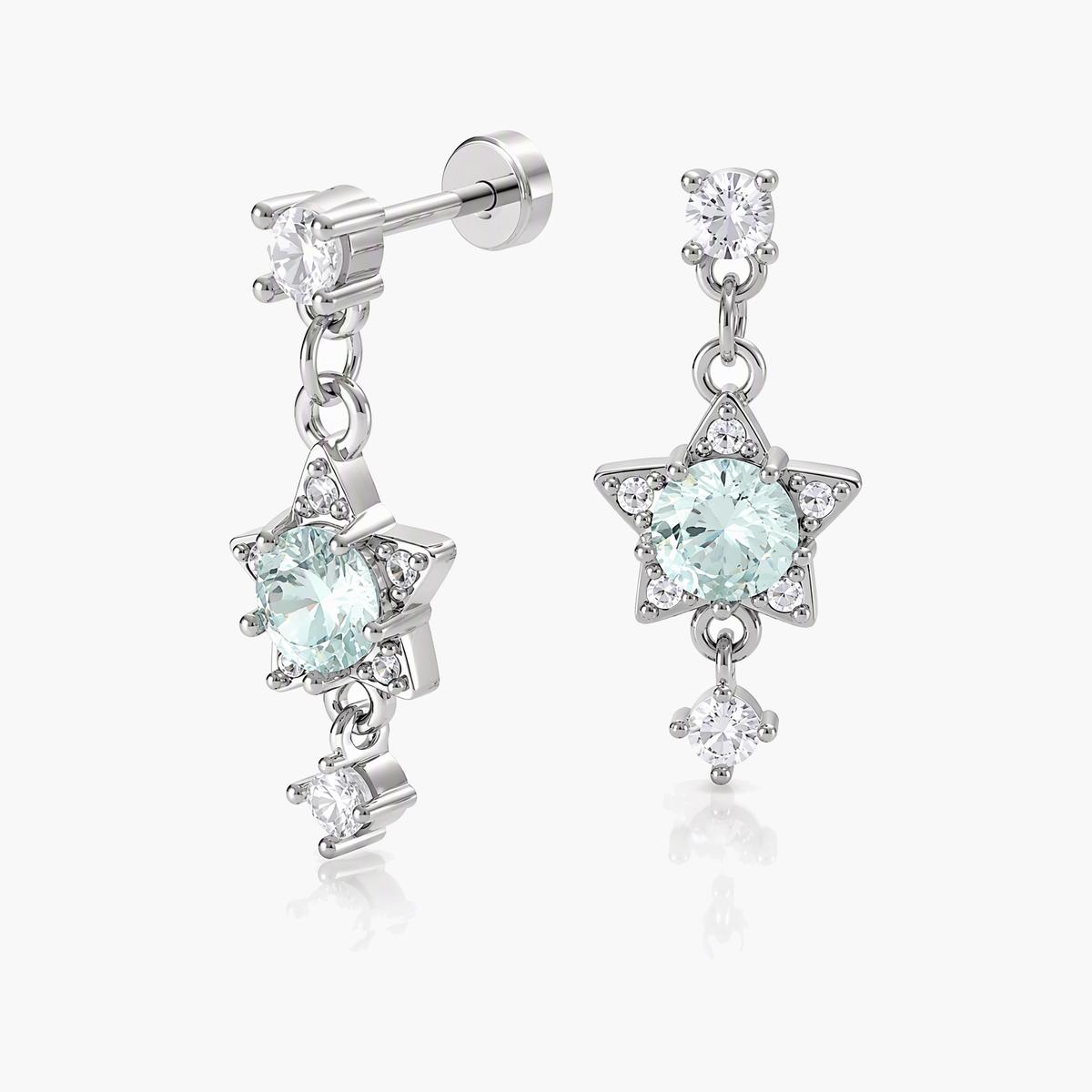 Cute Star Drop Earrings