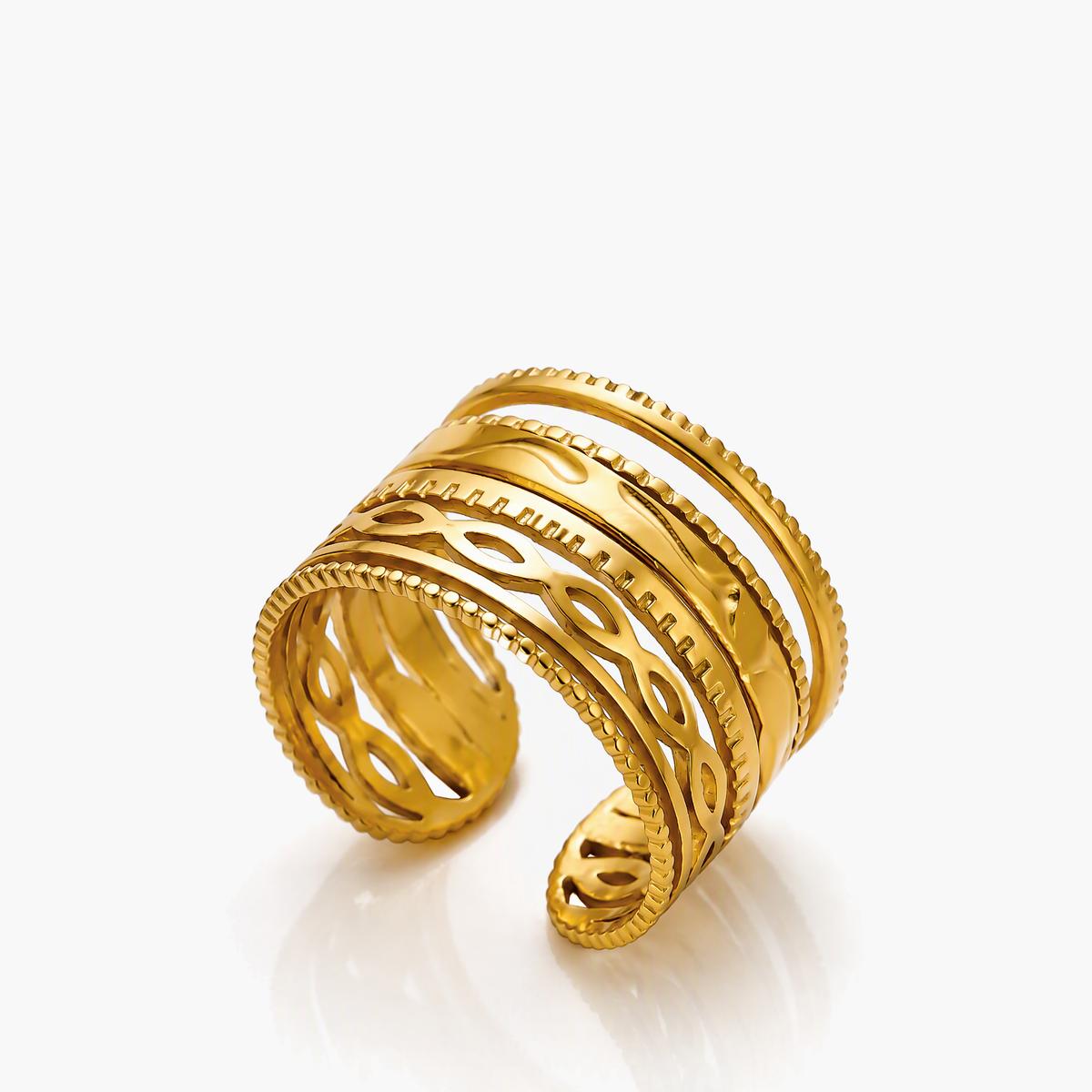 Boho Geometric Assorted Rings