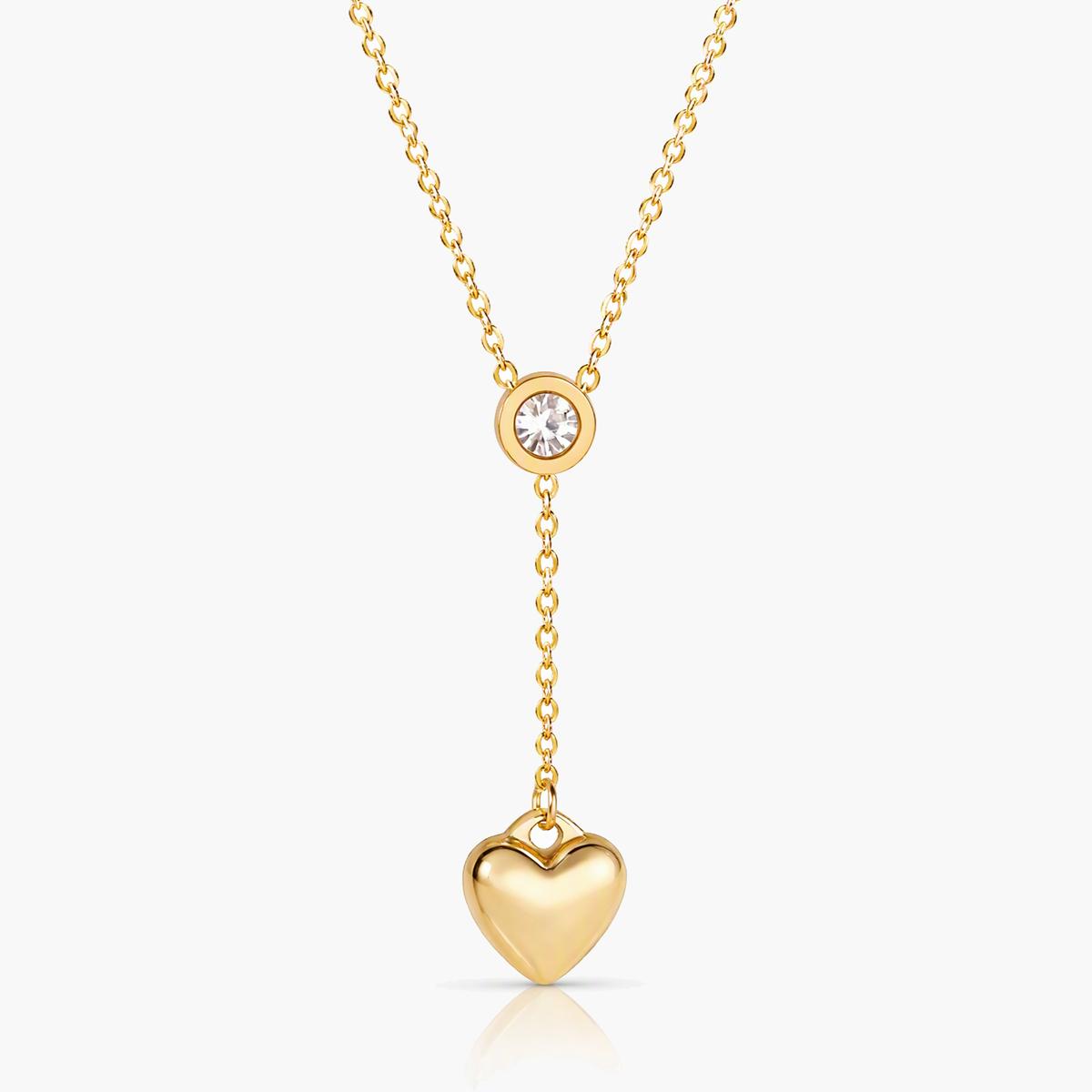 Dainty Heart Charm Necklace