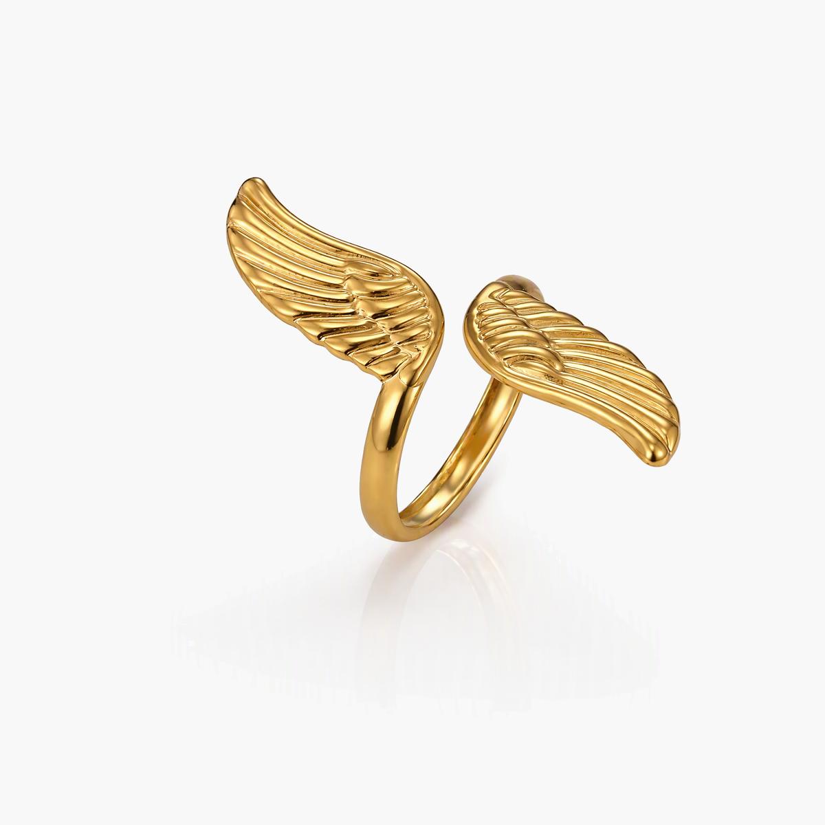 Angel Wing Open Ring