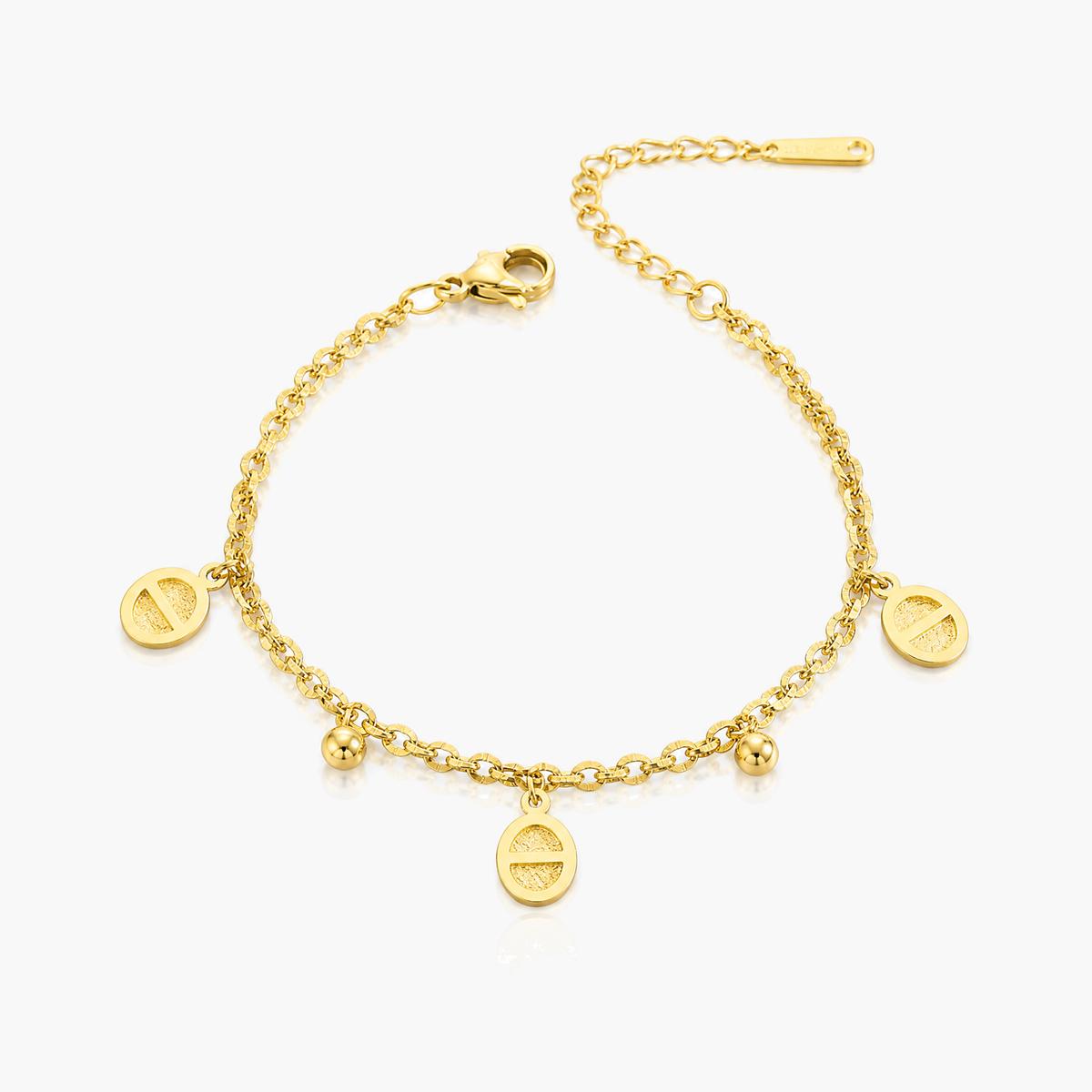 Dainty Interlocking Circle Bracelet