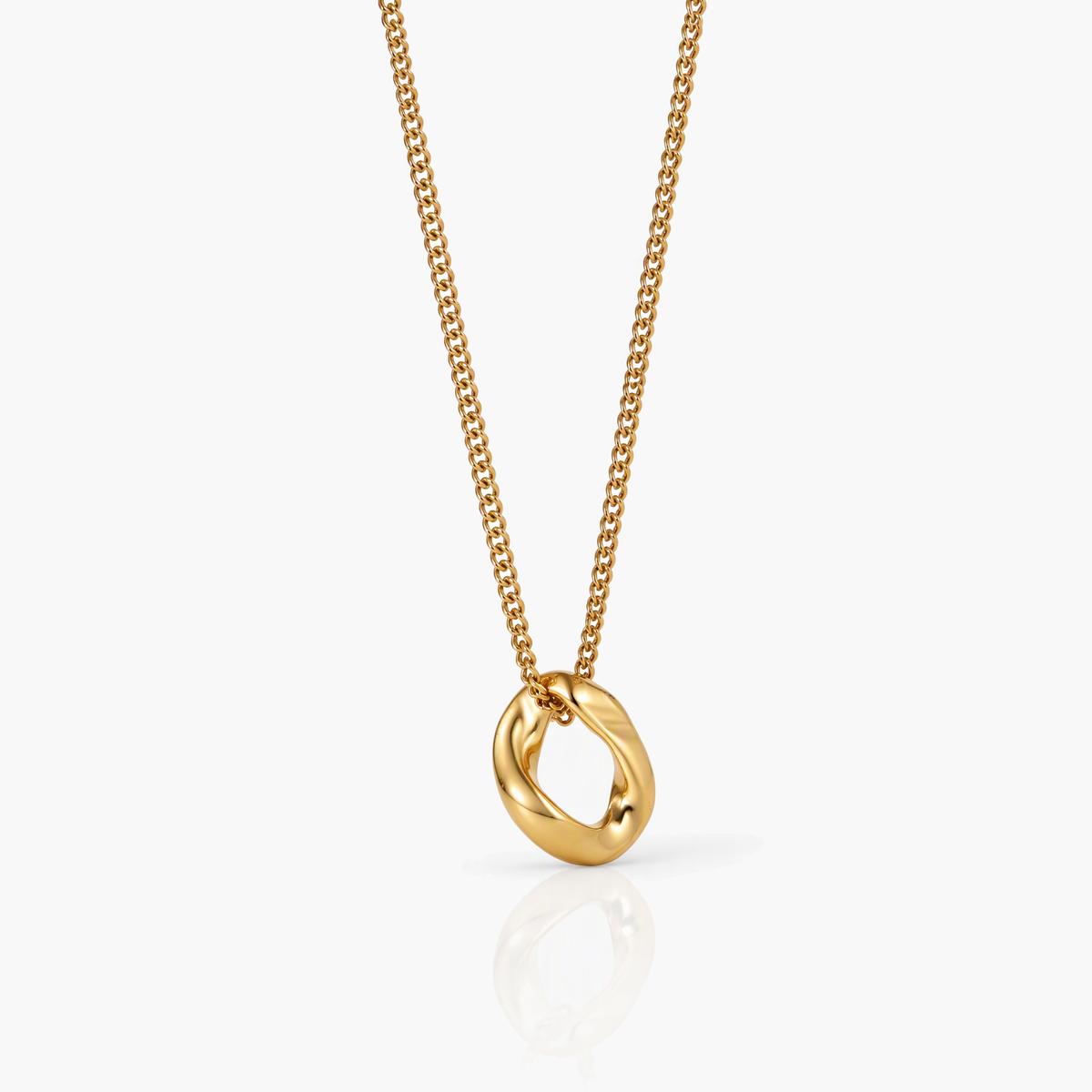 Mixed Motif Pendant Necklace