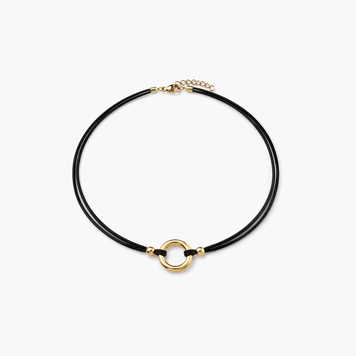Minimalist Circle Ring Choker