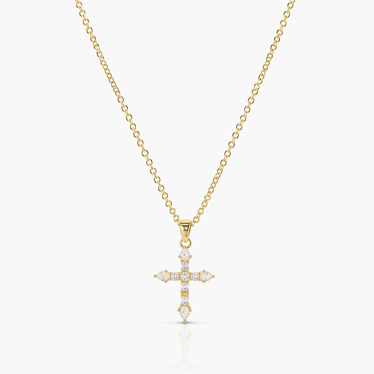 Dainty Cross Pendant Necklace