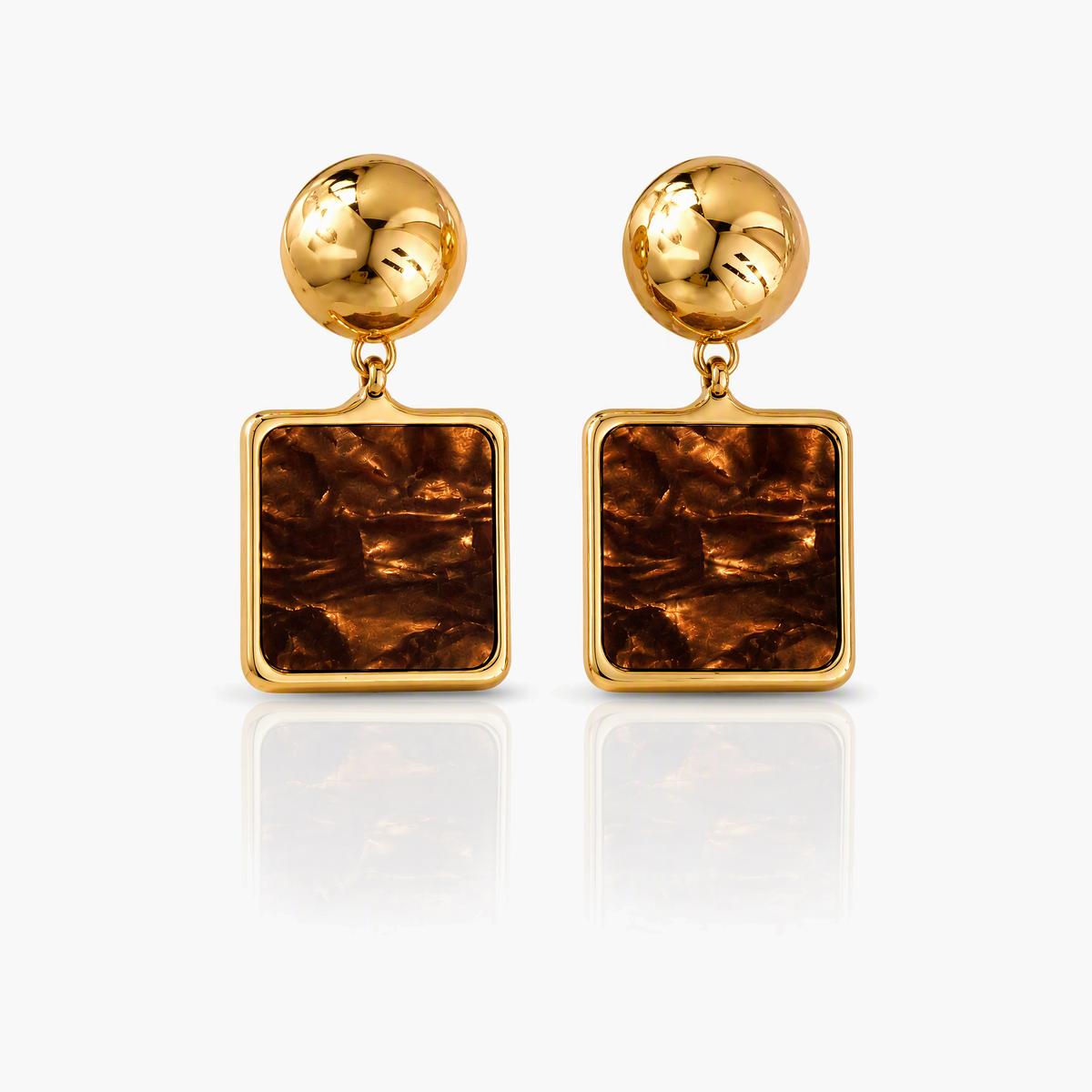 Trendy Square Drop Earrings