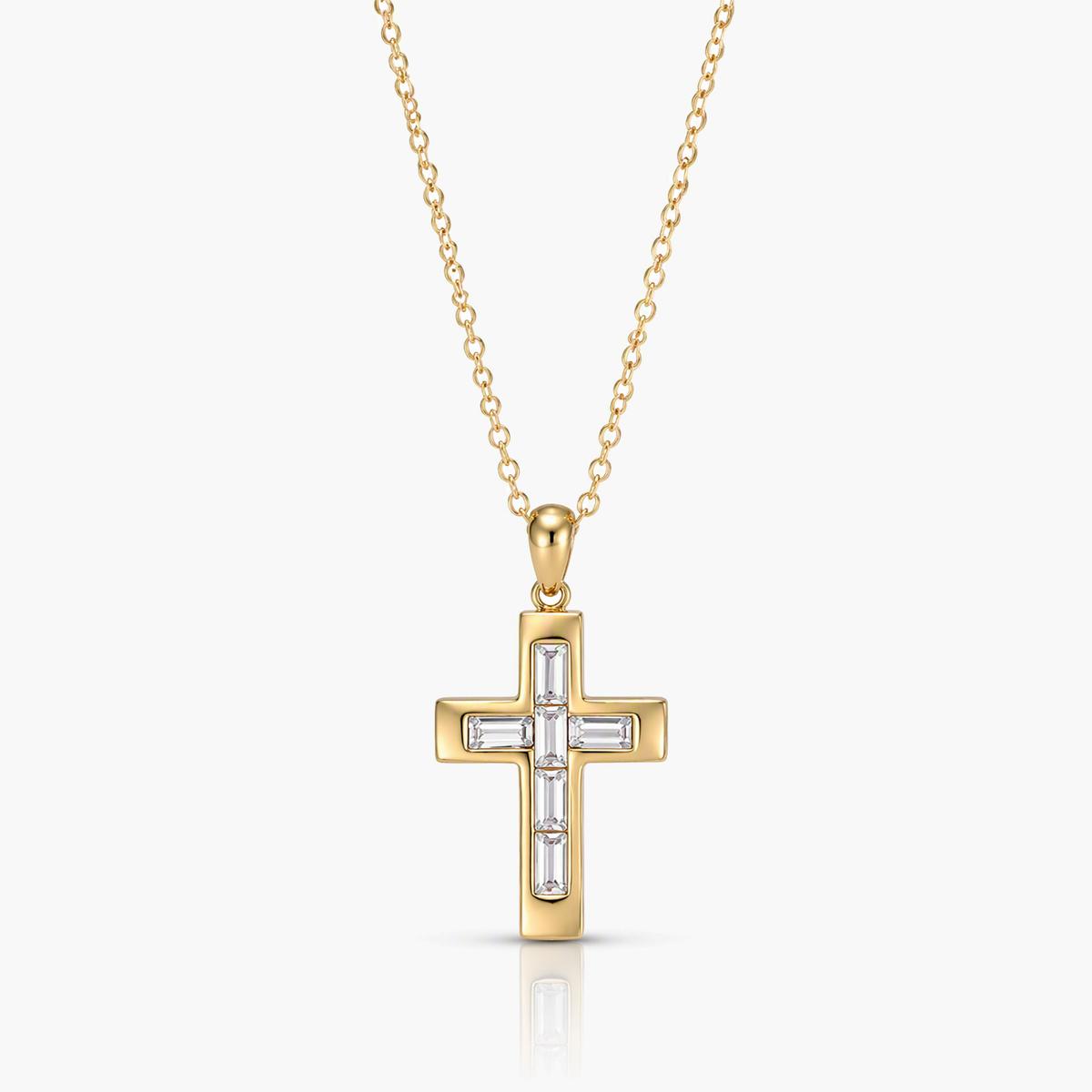 Dainty Cross Pendant Necklace