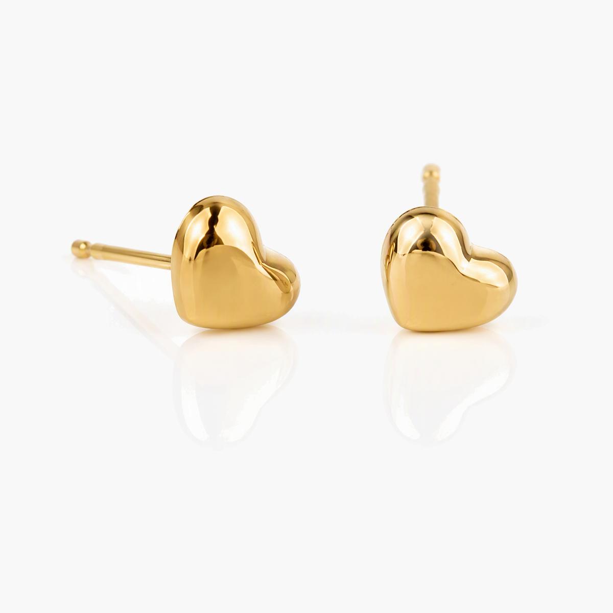 Four-Leaf Clover Huggie Earrings