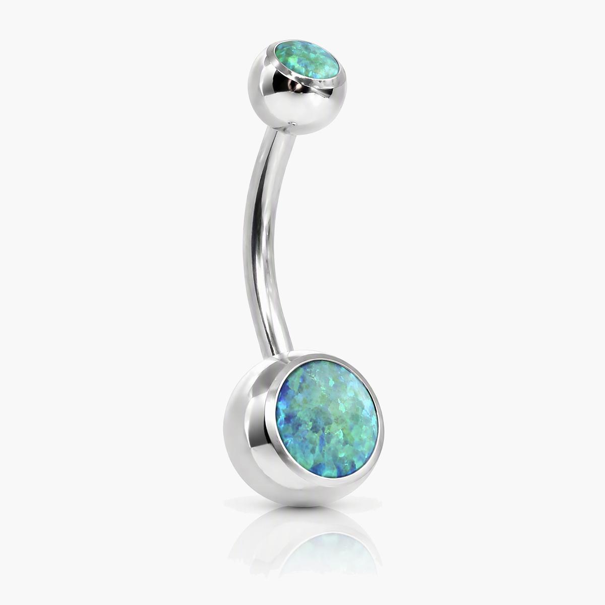 Dainty Single Stone Belly Ring