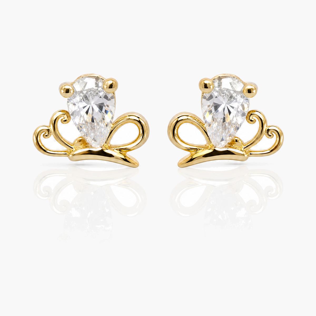 Dainty Butterfly Stud Earrings