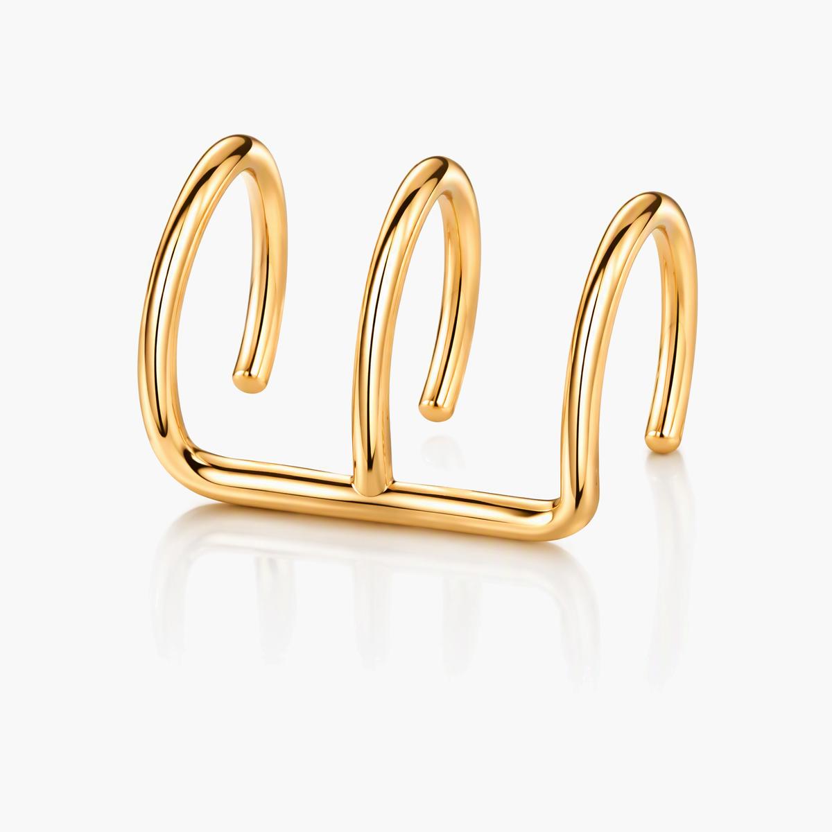 Geometric Open Cuff Earrings